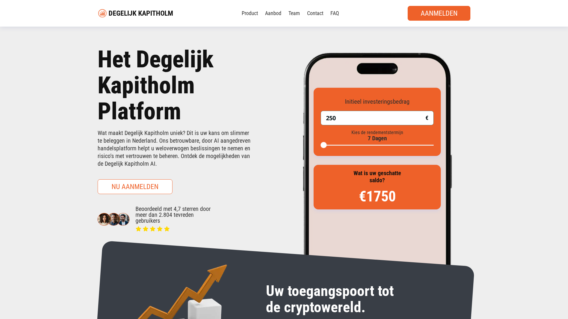 Screenshot of degelijk-kapitholm.nl
