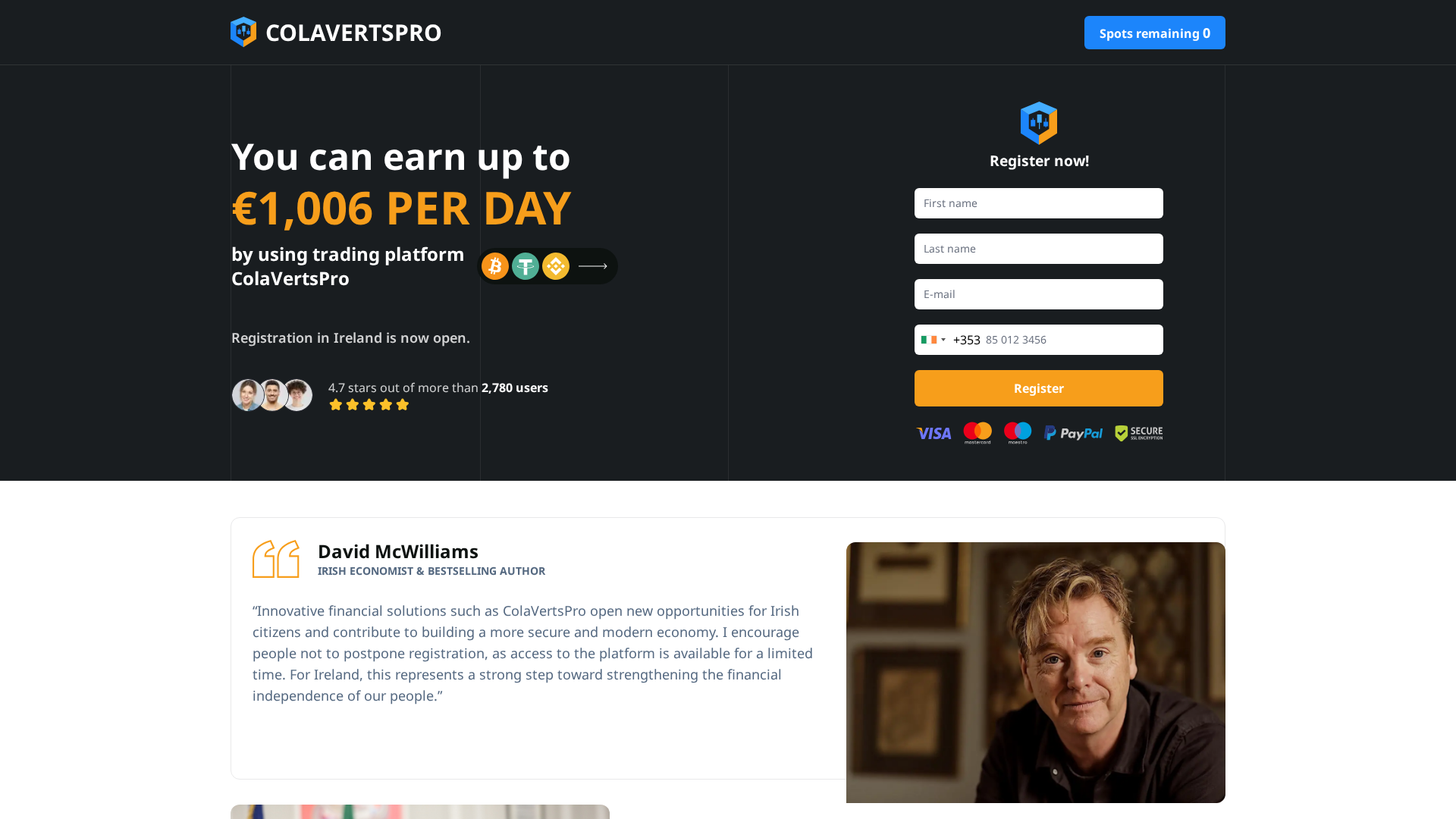 Screenshot of colavertspro.com