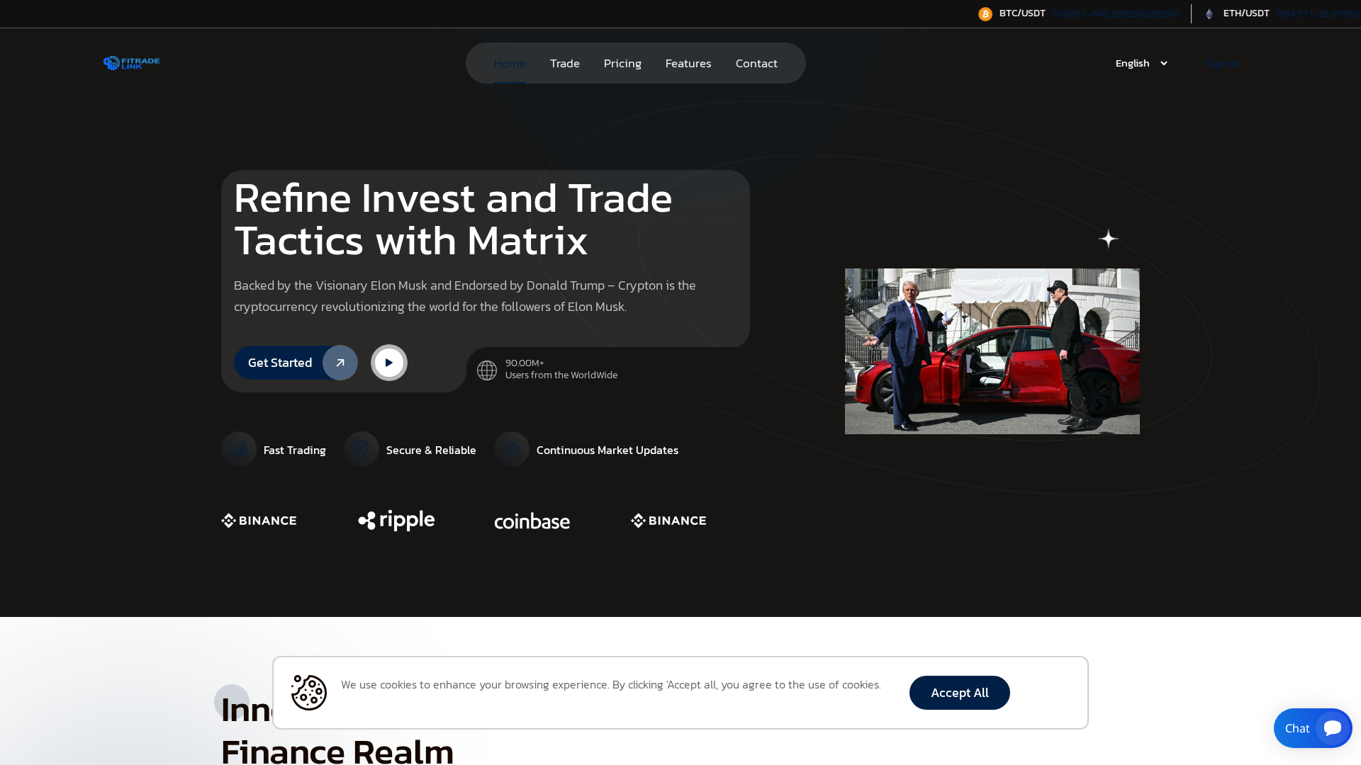 Screenshot of fitradelink.icu