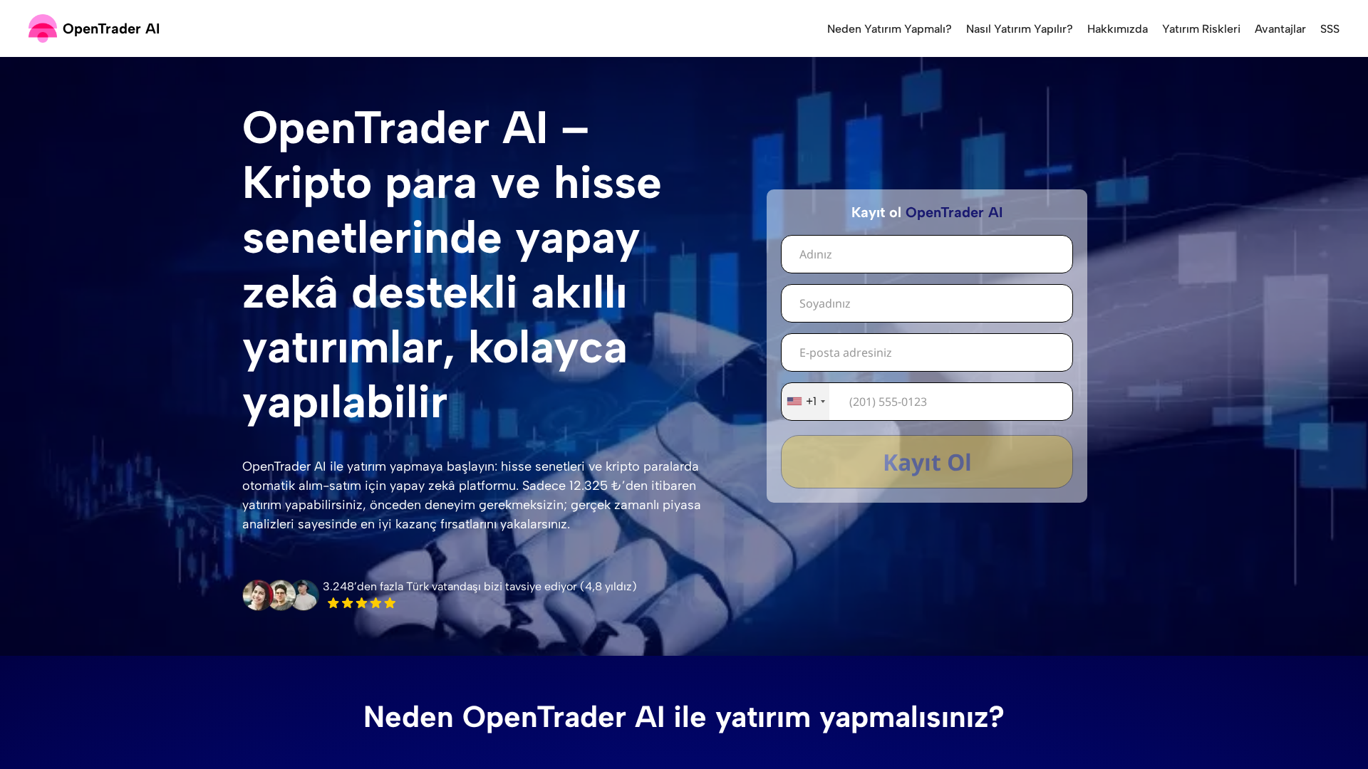 Screenshot of opentrader-ai.sbs