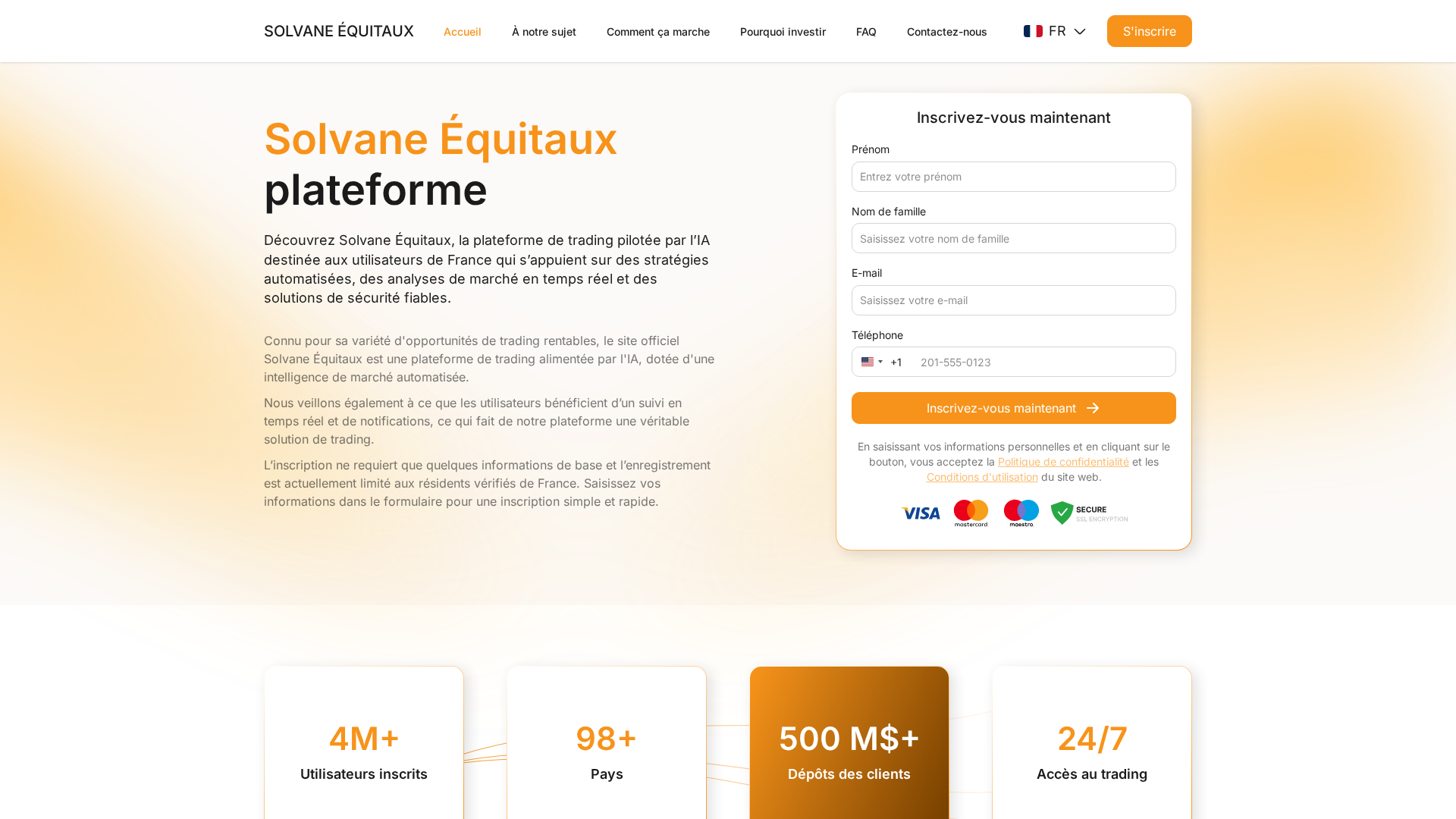 Screenshot of solvane-equitaux.com