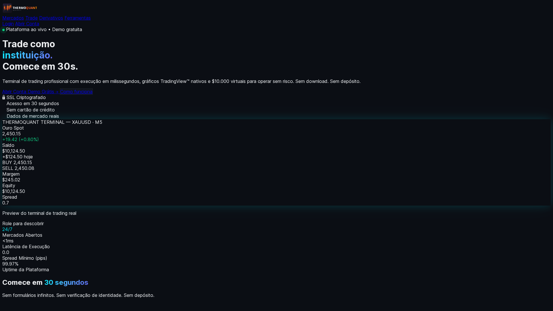 Screenshot of thermoquantmarkets.com