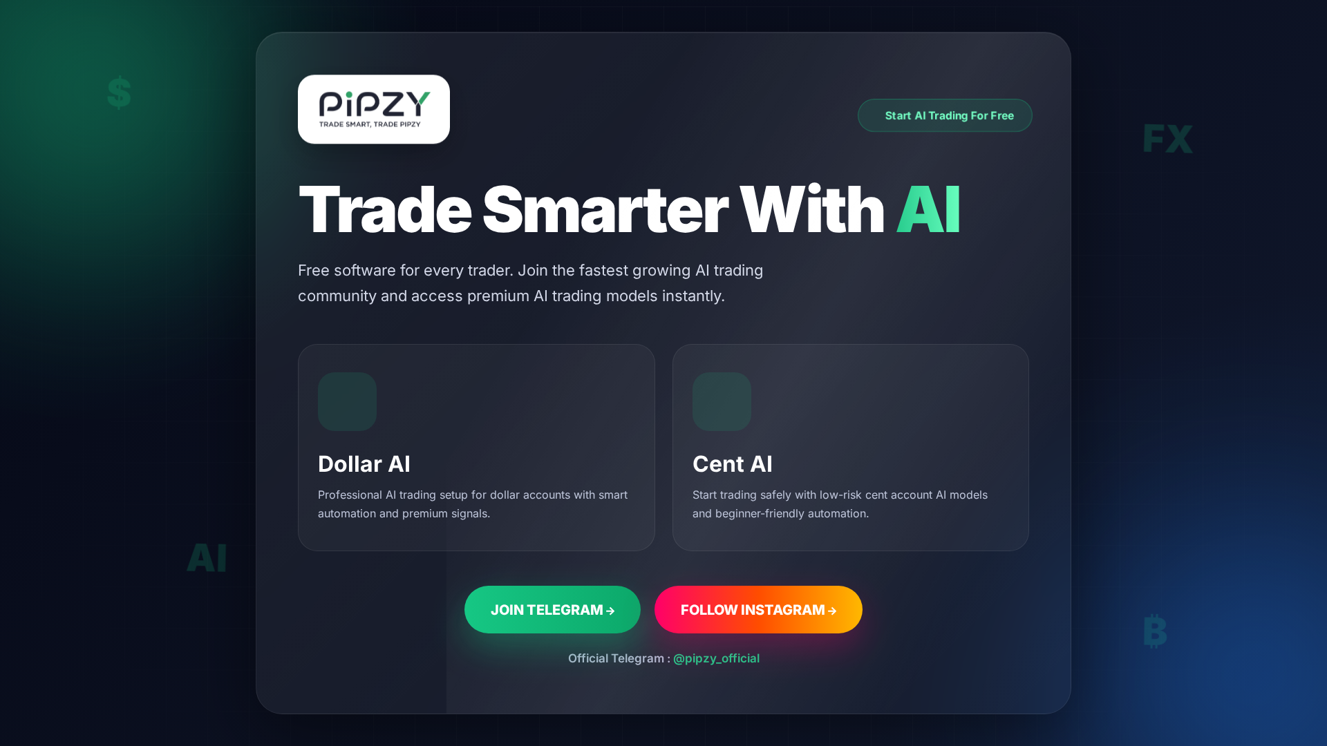 Screenshot of pipzy.ai