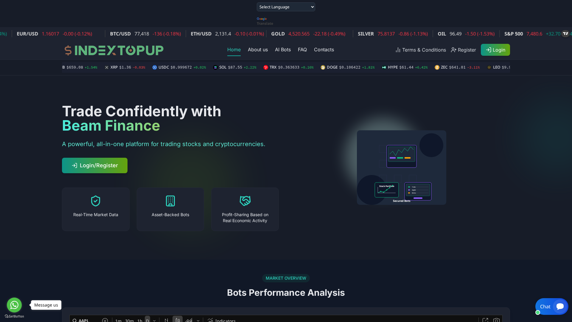 Screenshot of indextopup.site