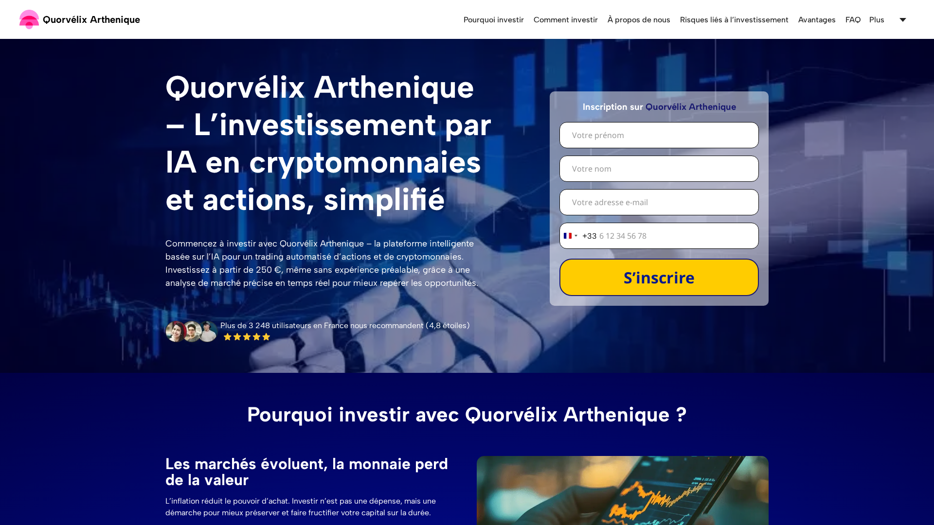 Screenshot of quorvelix-arthenique.com