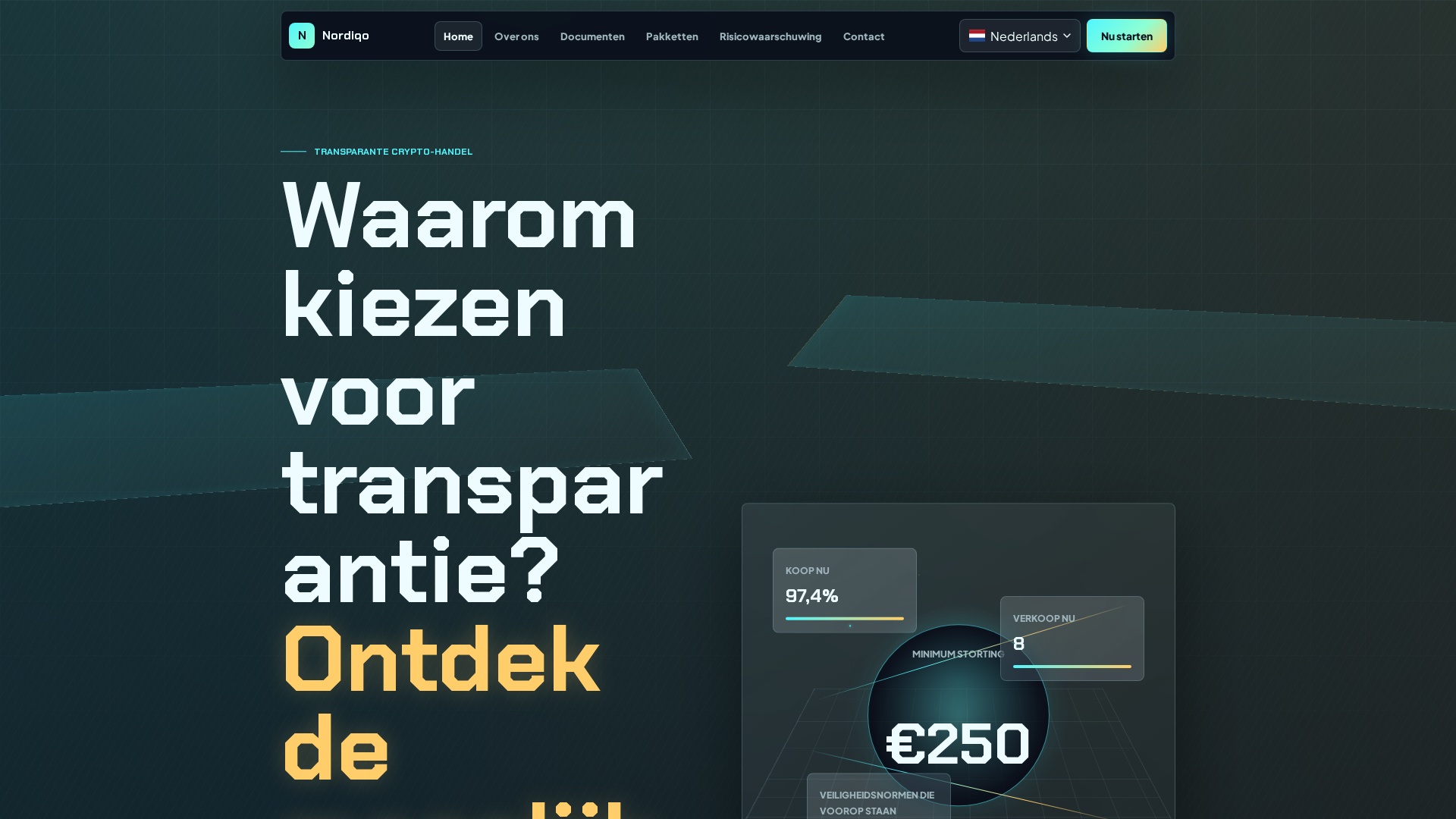 Screenshot of nordiqo.capital