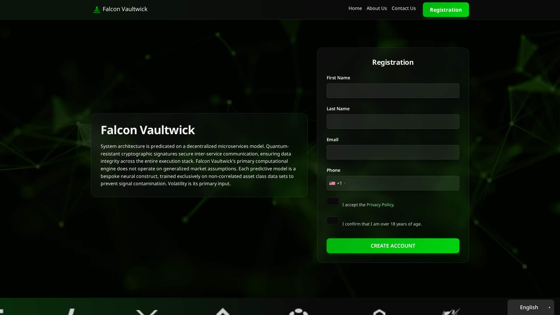 Screenshot of falconvaultwick.pro