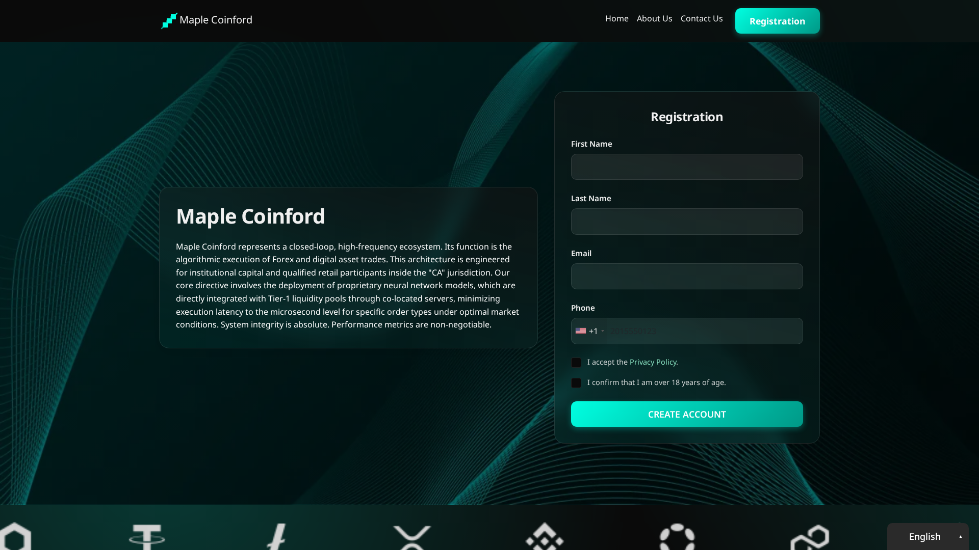 Screenshot of maplecoinford.pro