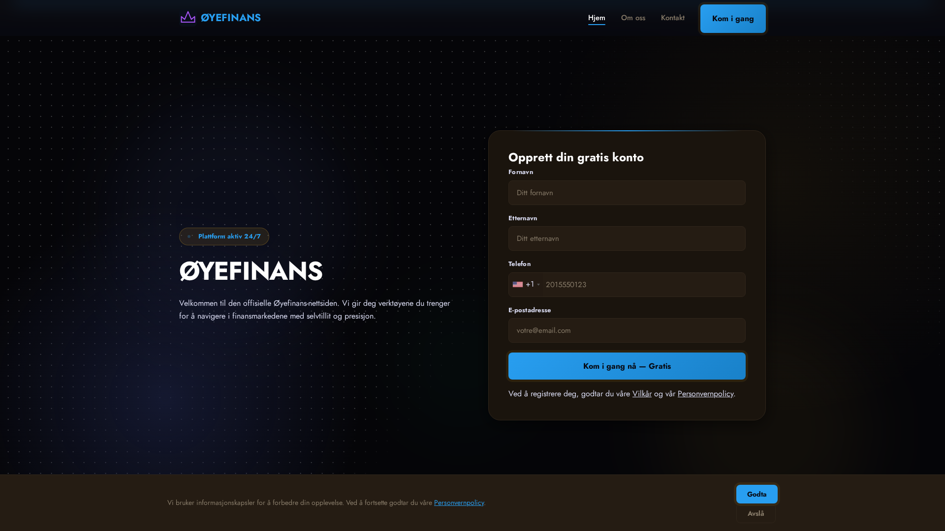 Screenshot of oyefinans.site