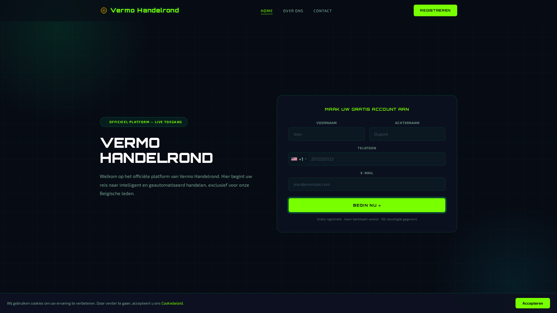 Screenshot of vermohandelrond.pro