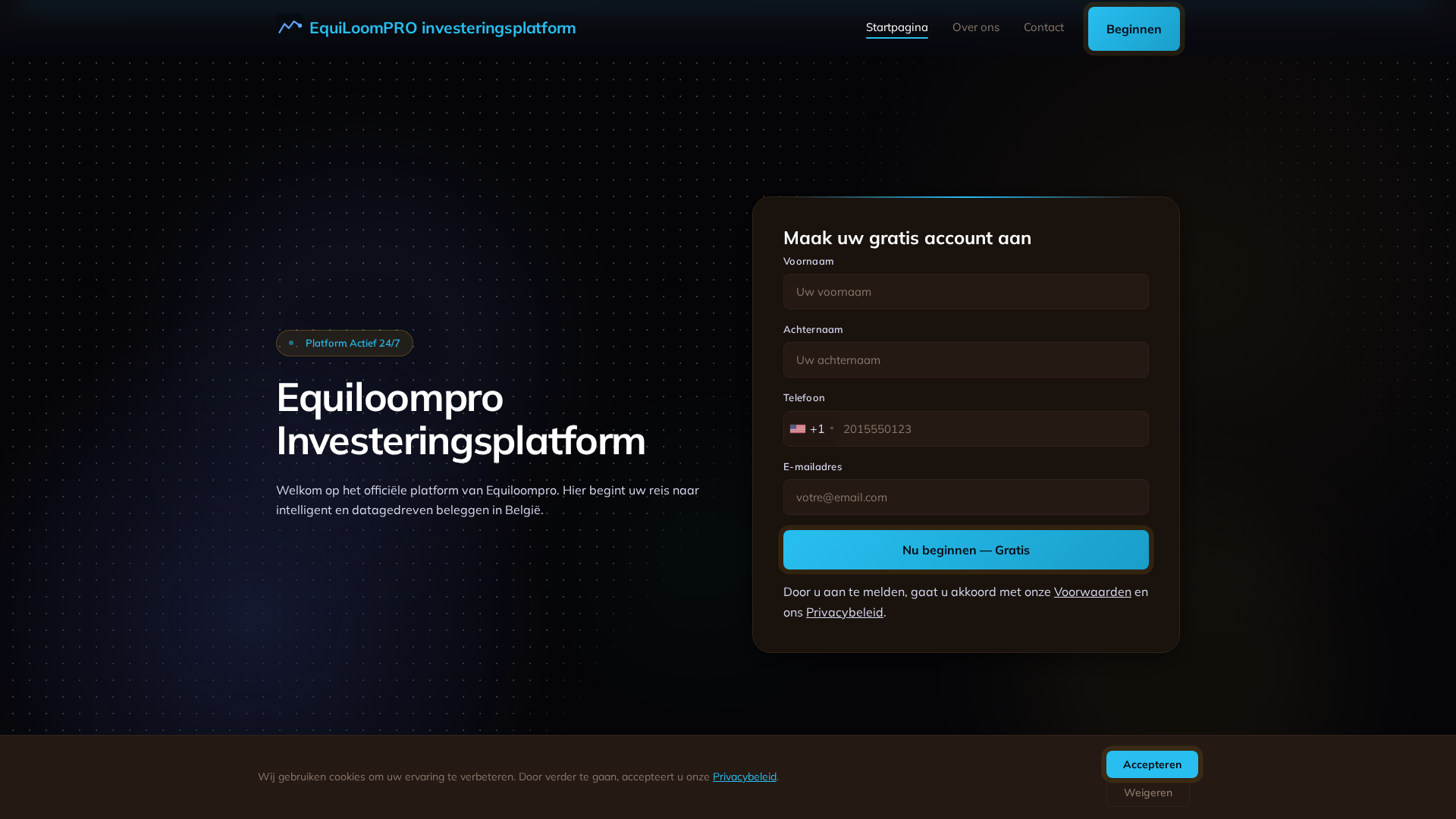 Screenshot of equiloomproinvestment.pro