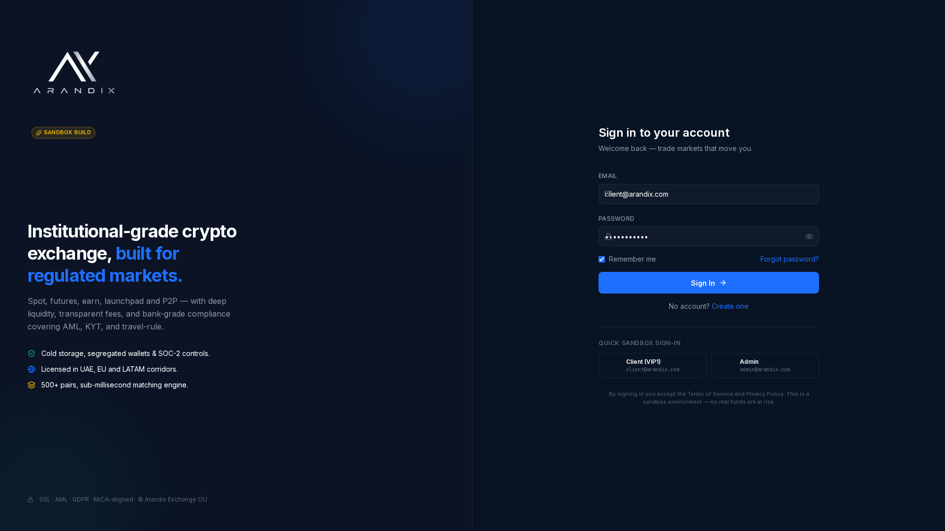 Screenshot of arandixbit.com