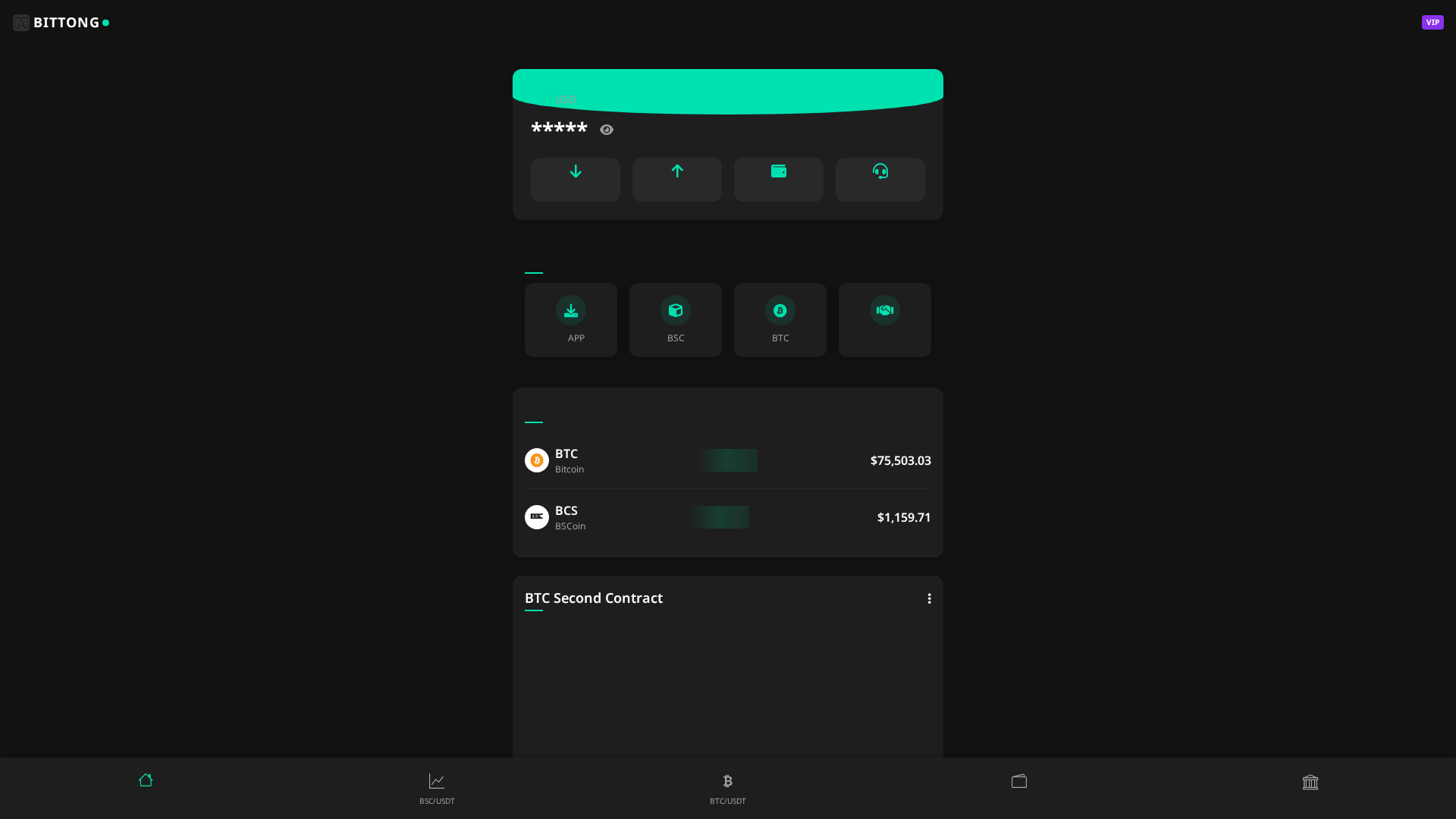 Screenshot of bittong.vip