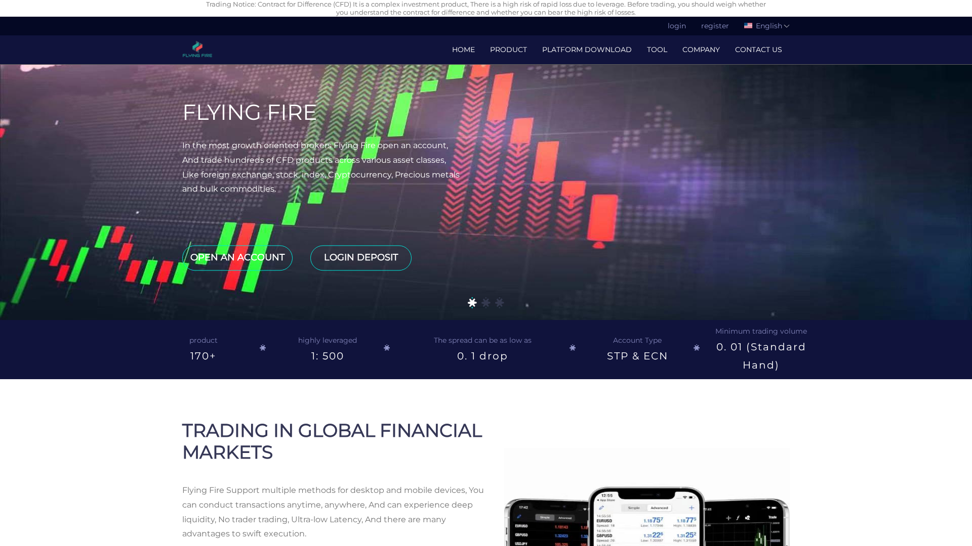 Screenshot of flyfirefx.com
