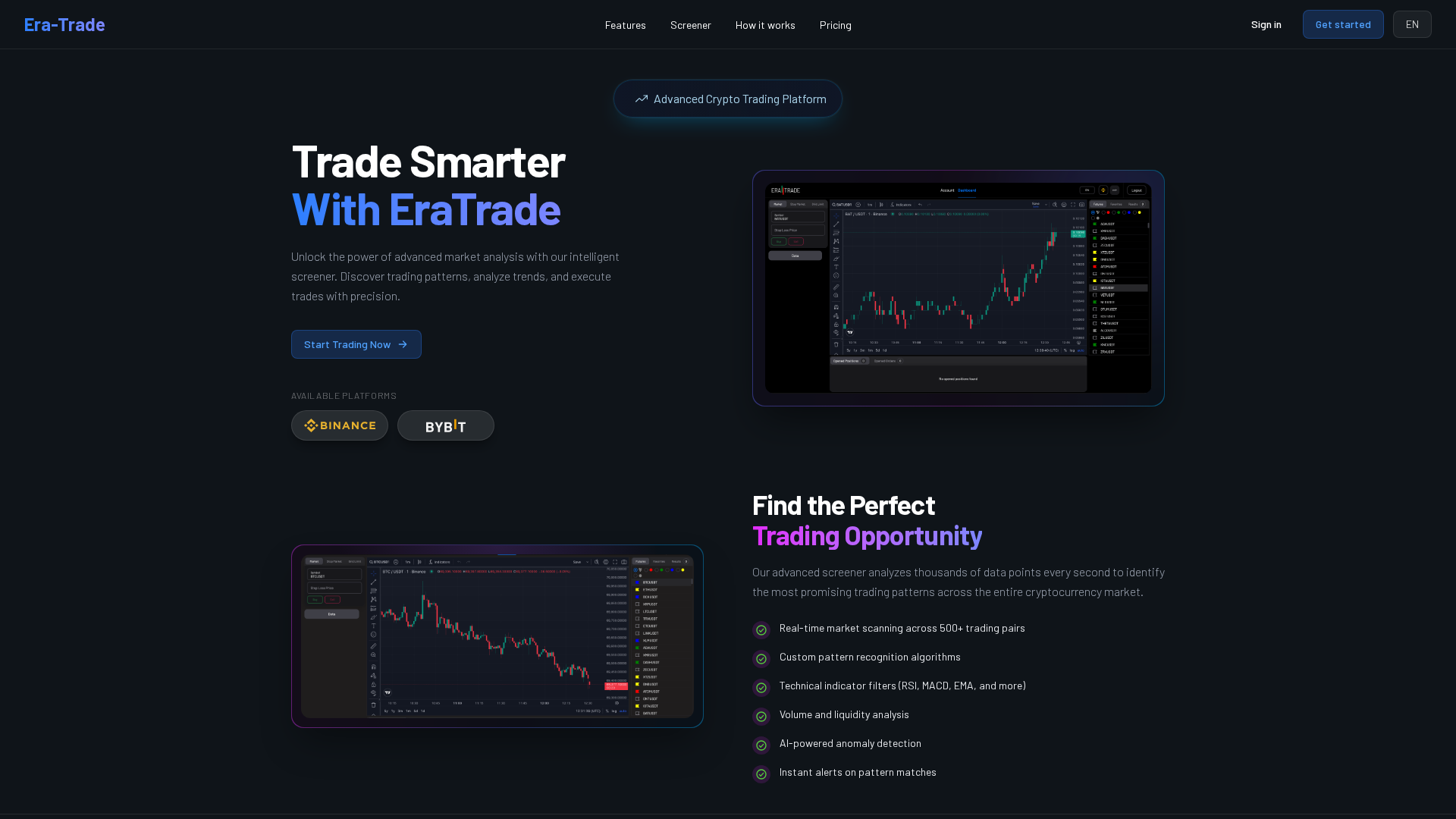 Screenshot of era-trade-dev.trade