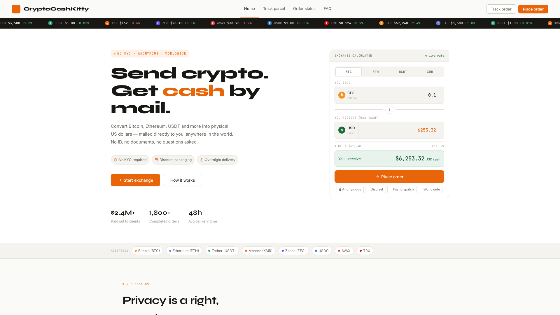 Screenshot of cryptocashkitty.top