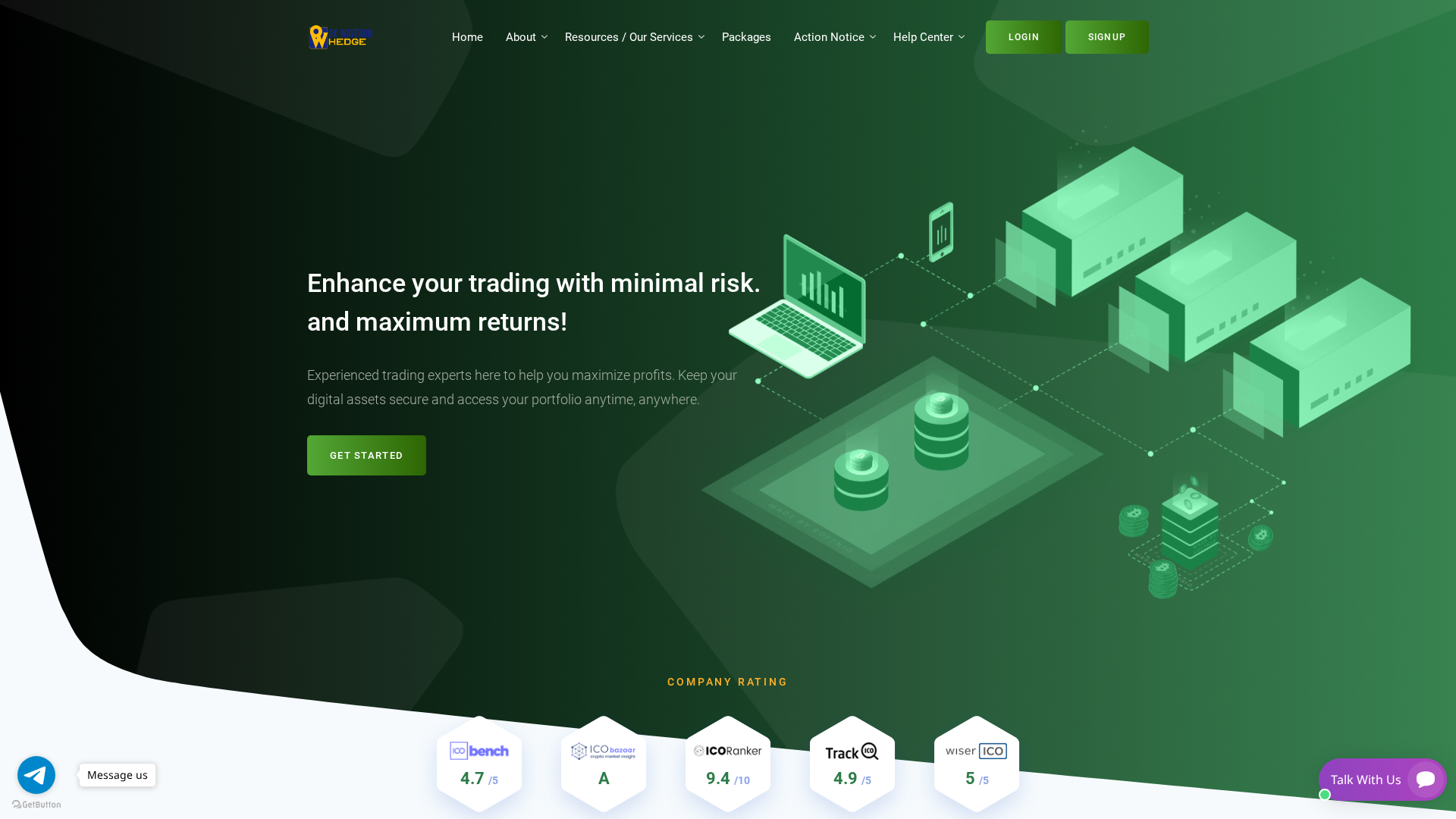 Screenshot of oxwaveronhedge.com
