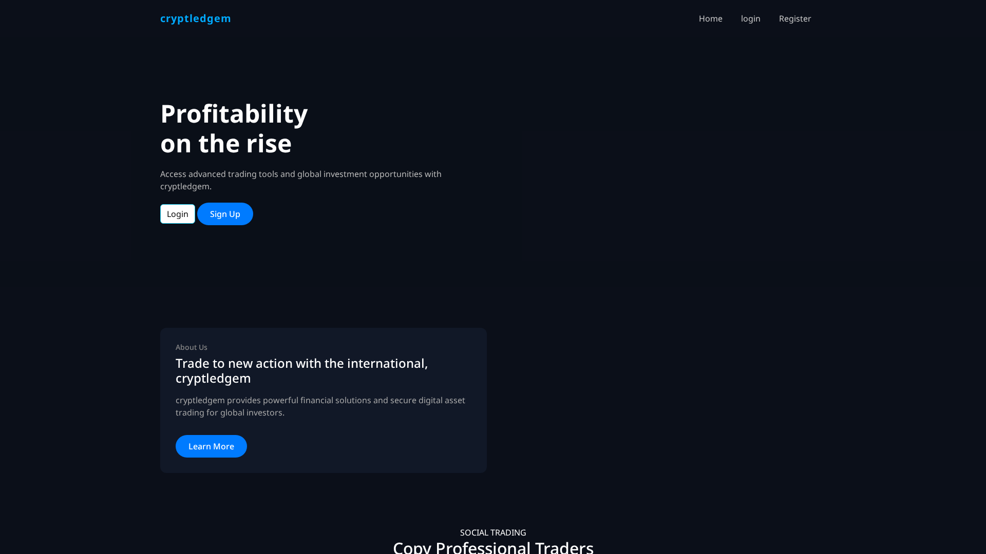 Screenshot of cryptledgem.live