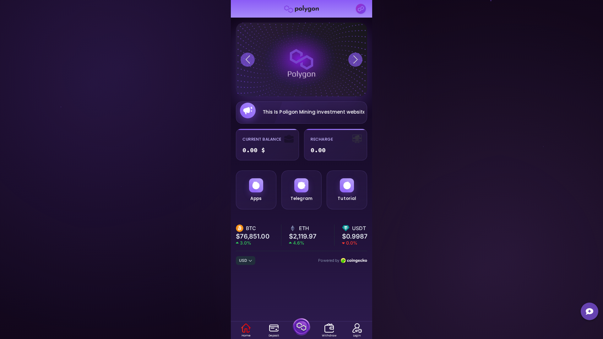 Screenshot of polytradehub.io