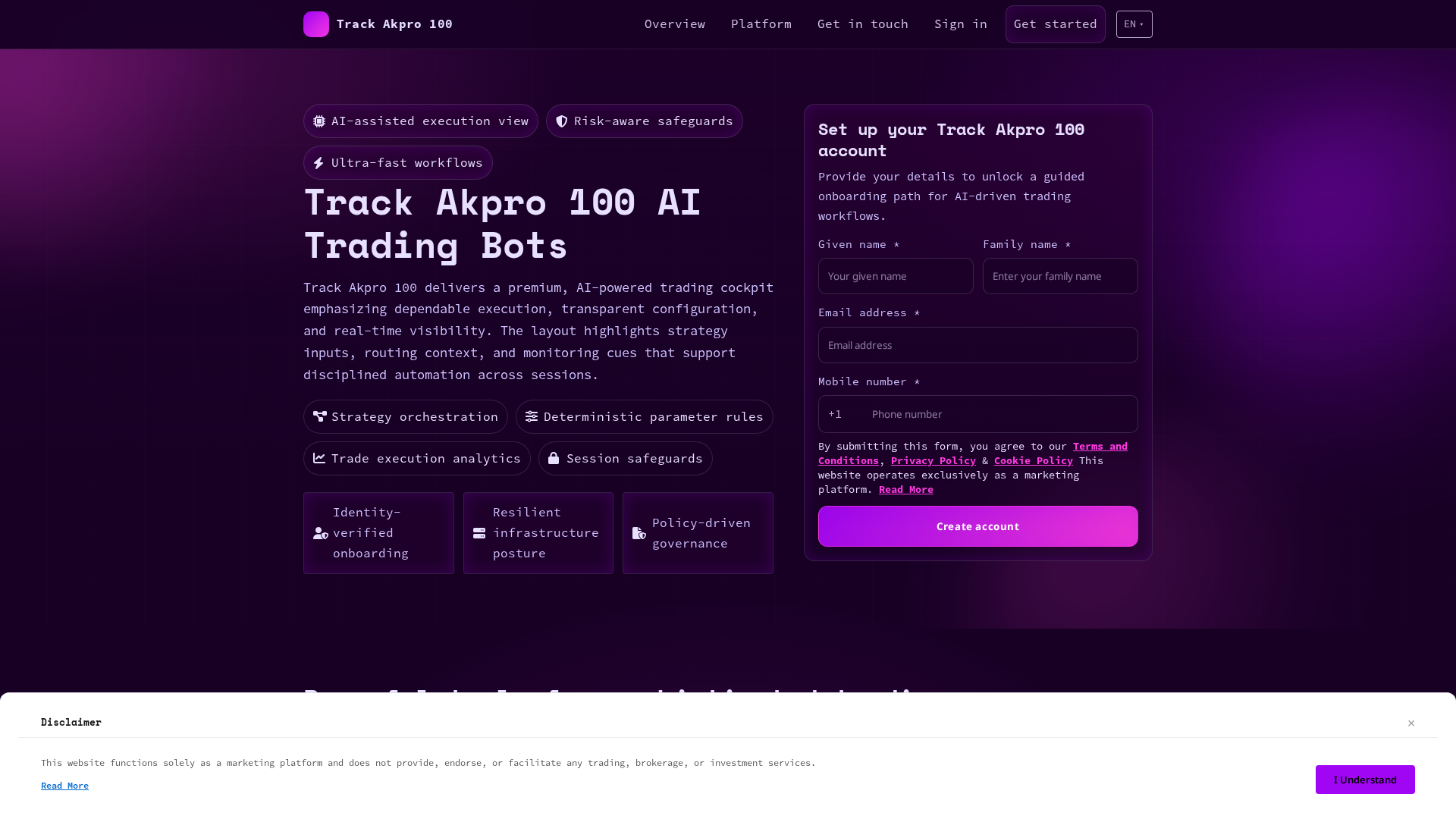 Screenshot of trackakpro100.shop