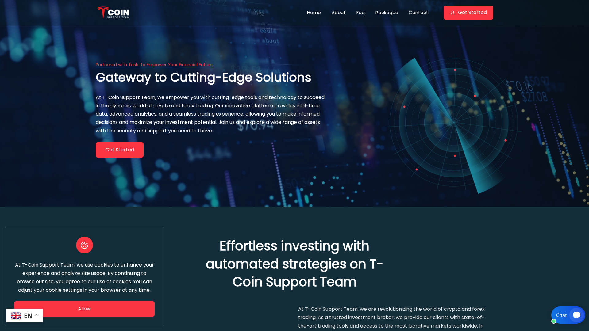 Screenshot of tcsupportlimited.com