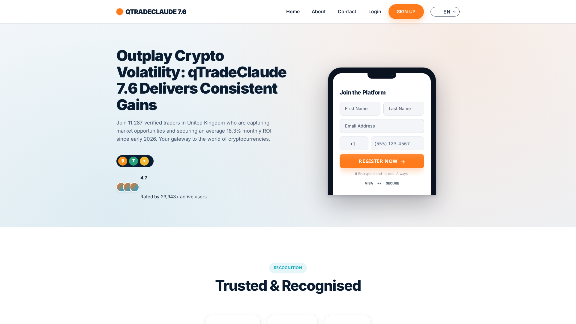 Screenshot of qtradeclaude76.sbs