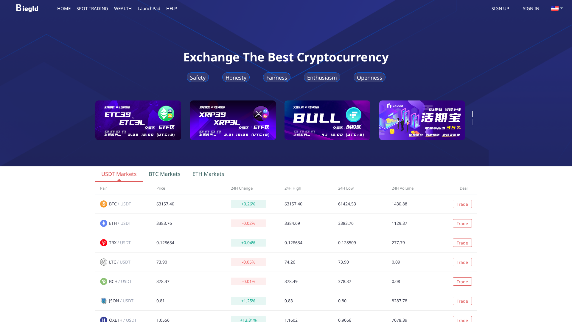 Screenshot of crownxcoin.com