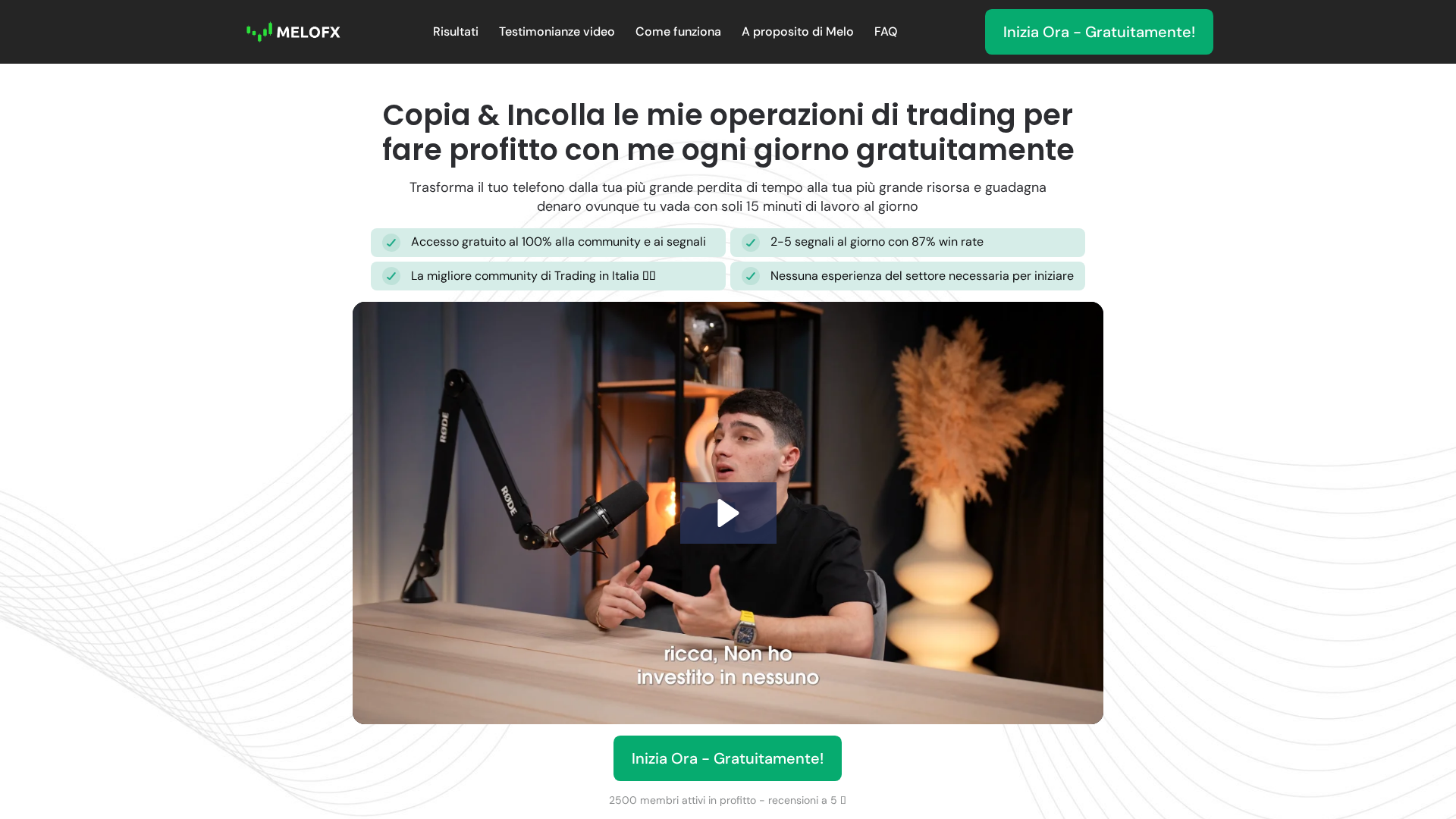 Screenshot of melofx.com