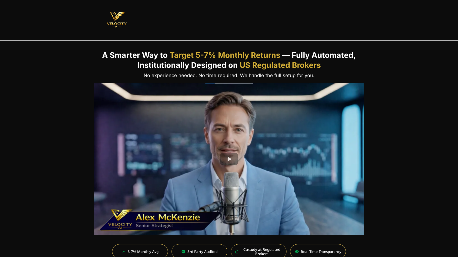 Screenshot of velocitybot.ai