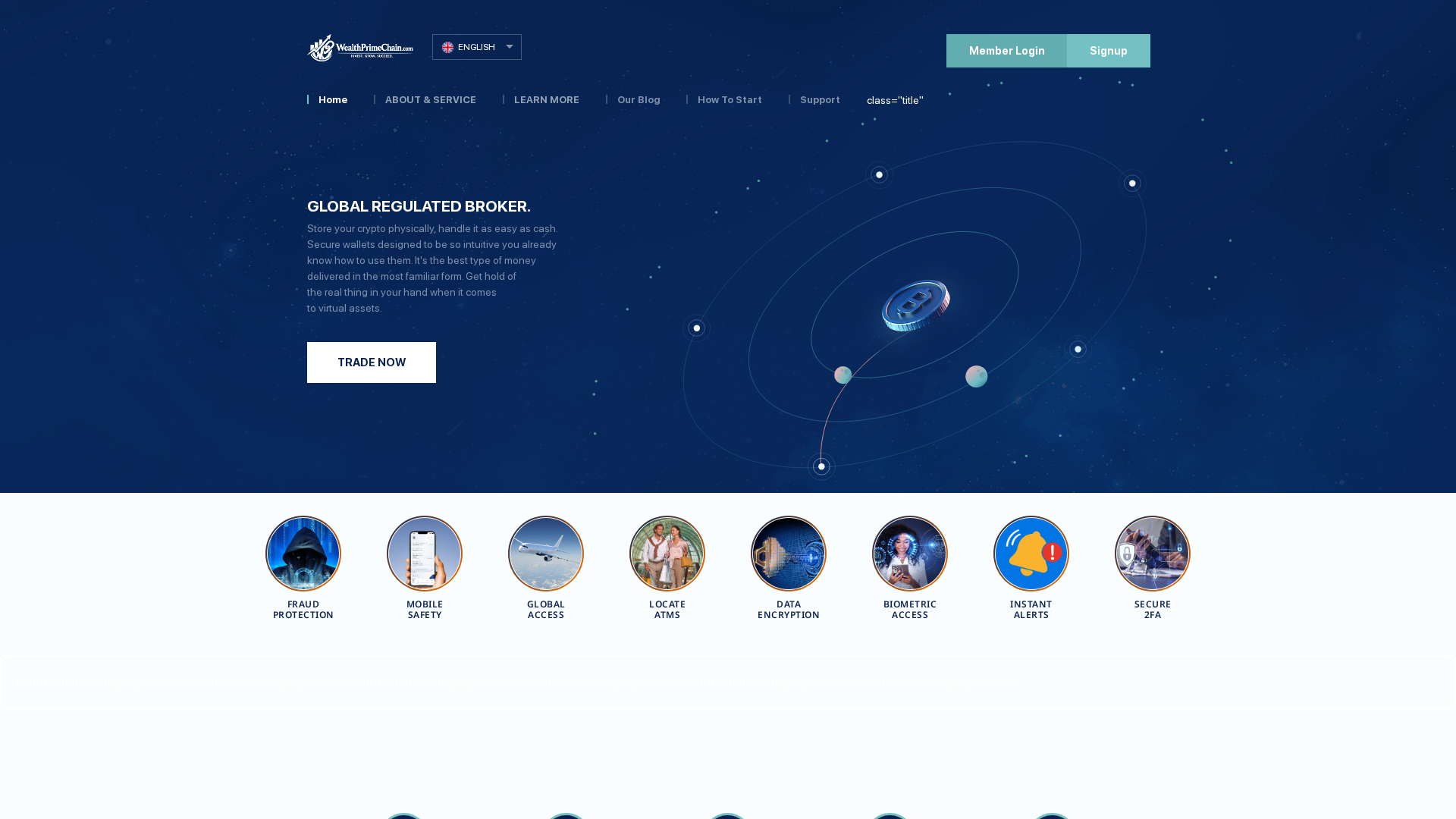 Screenshot of wealthprimechain.org