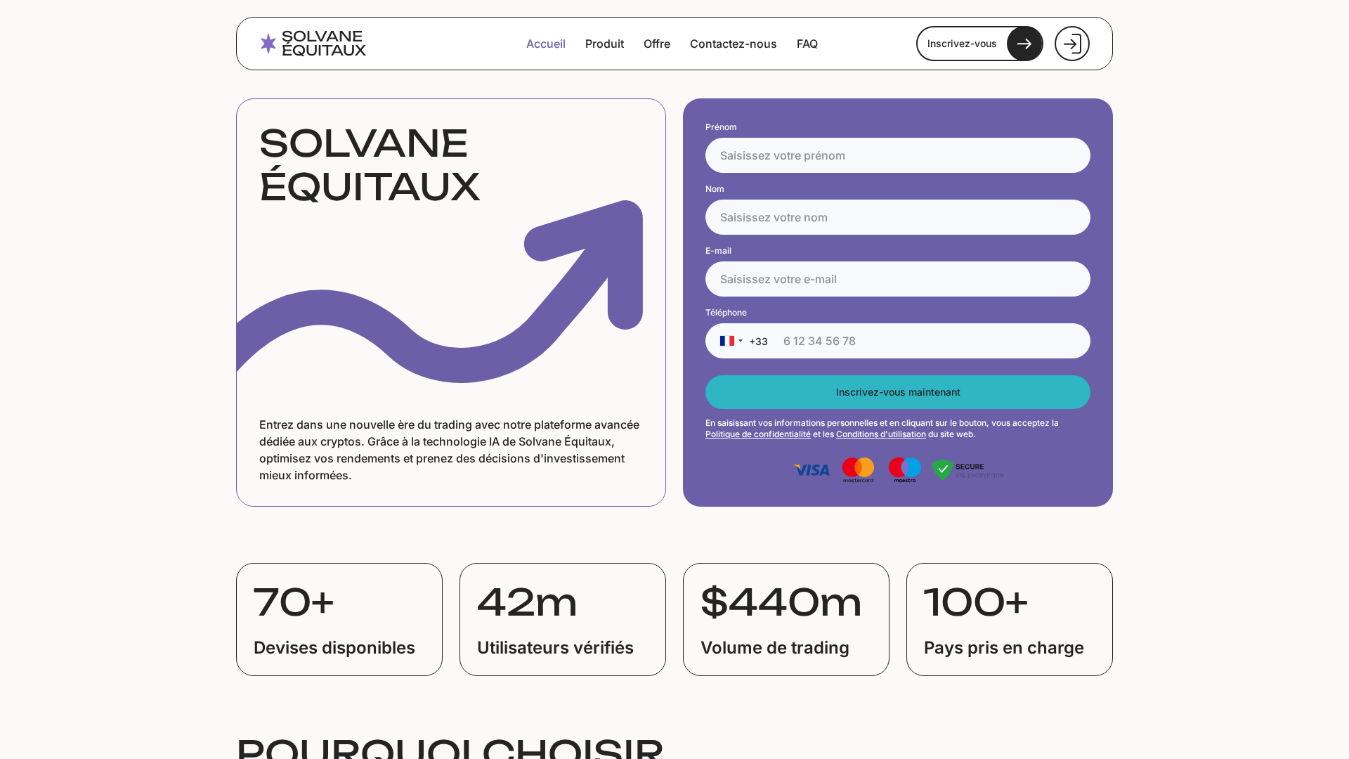 Screenshot of solvane-equitaux.site