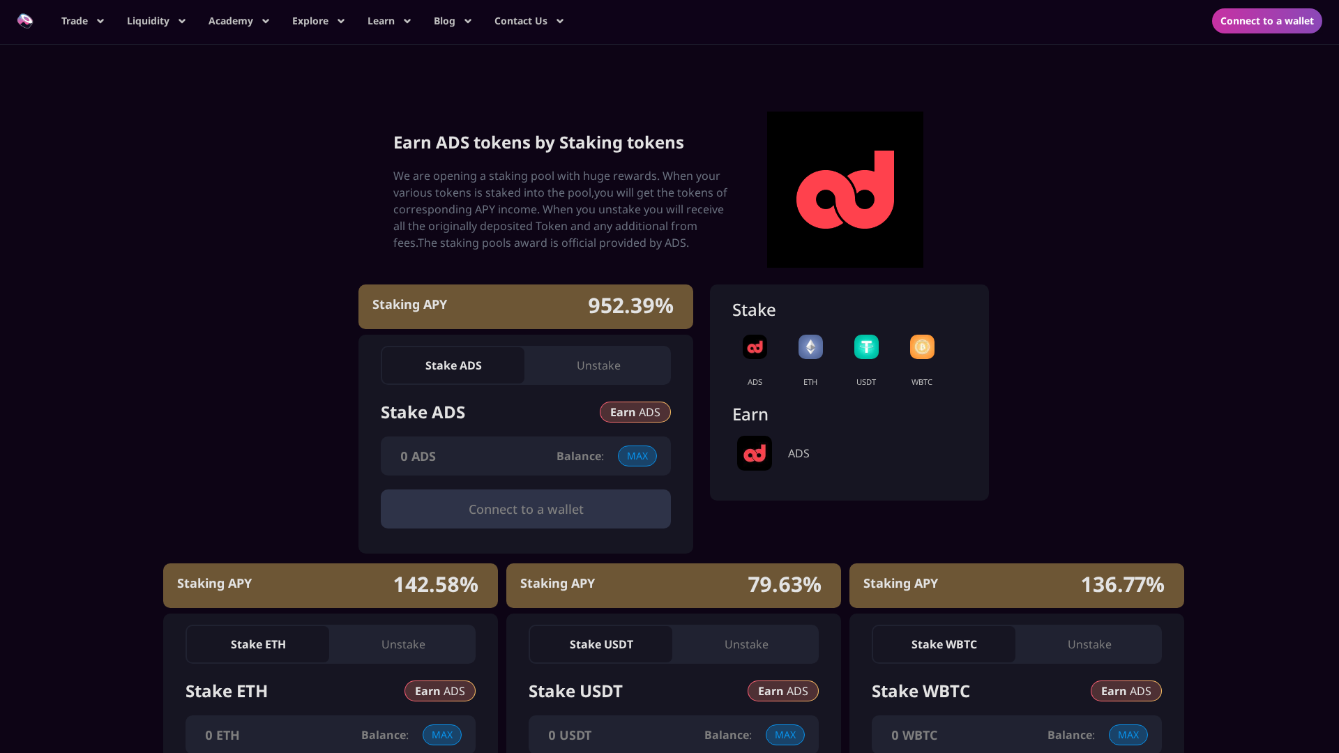 Screenshot of aero-swap.lat