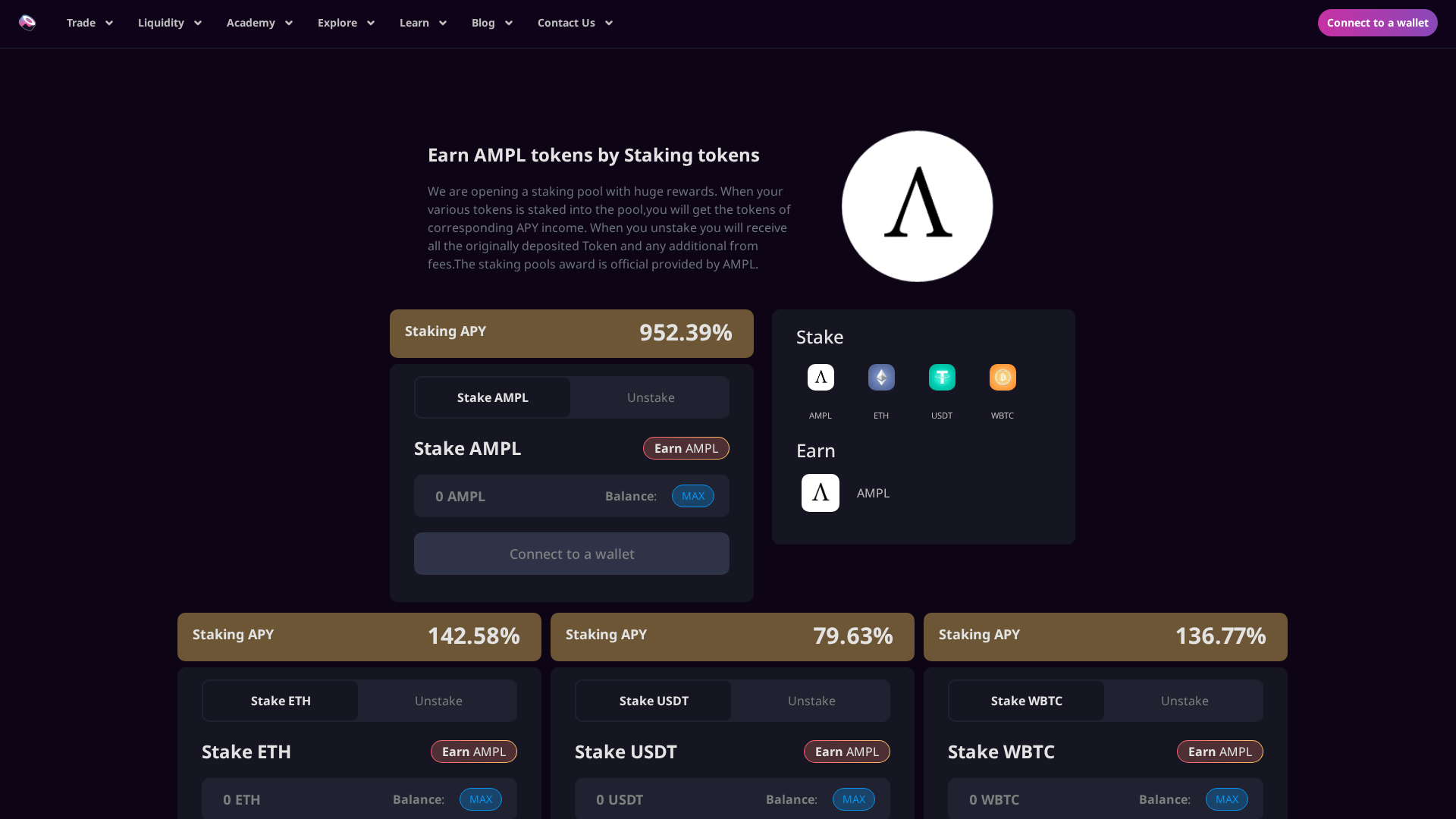 Screenshot of aero-swap.cfd