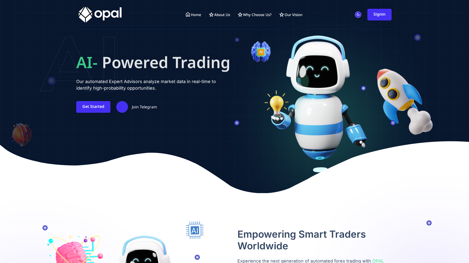 Screenshot of opalcapitals.com