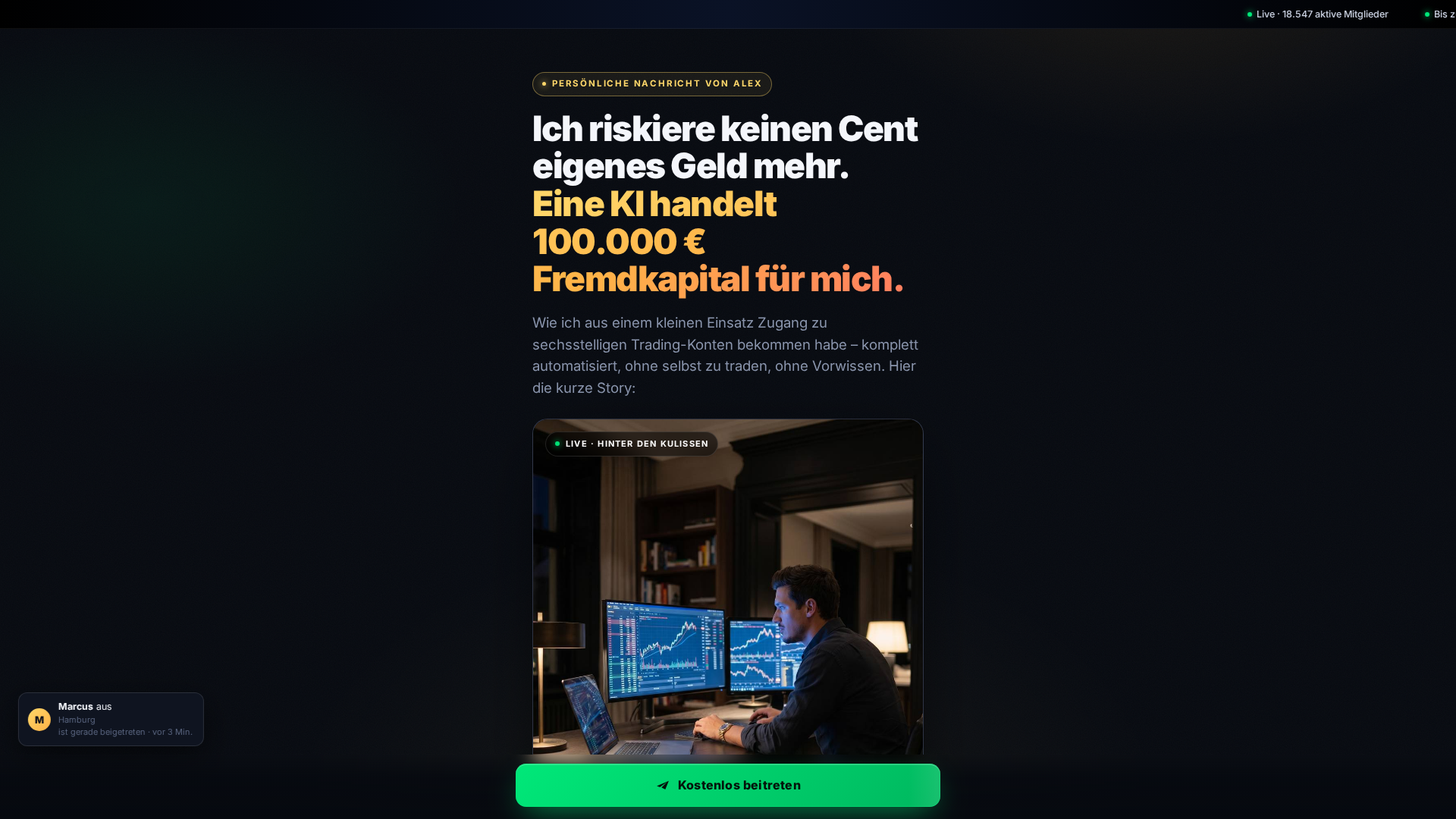 Screenshot of alex-akademie.org