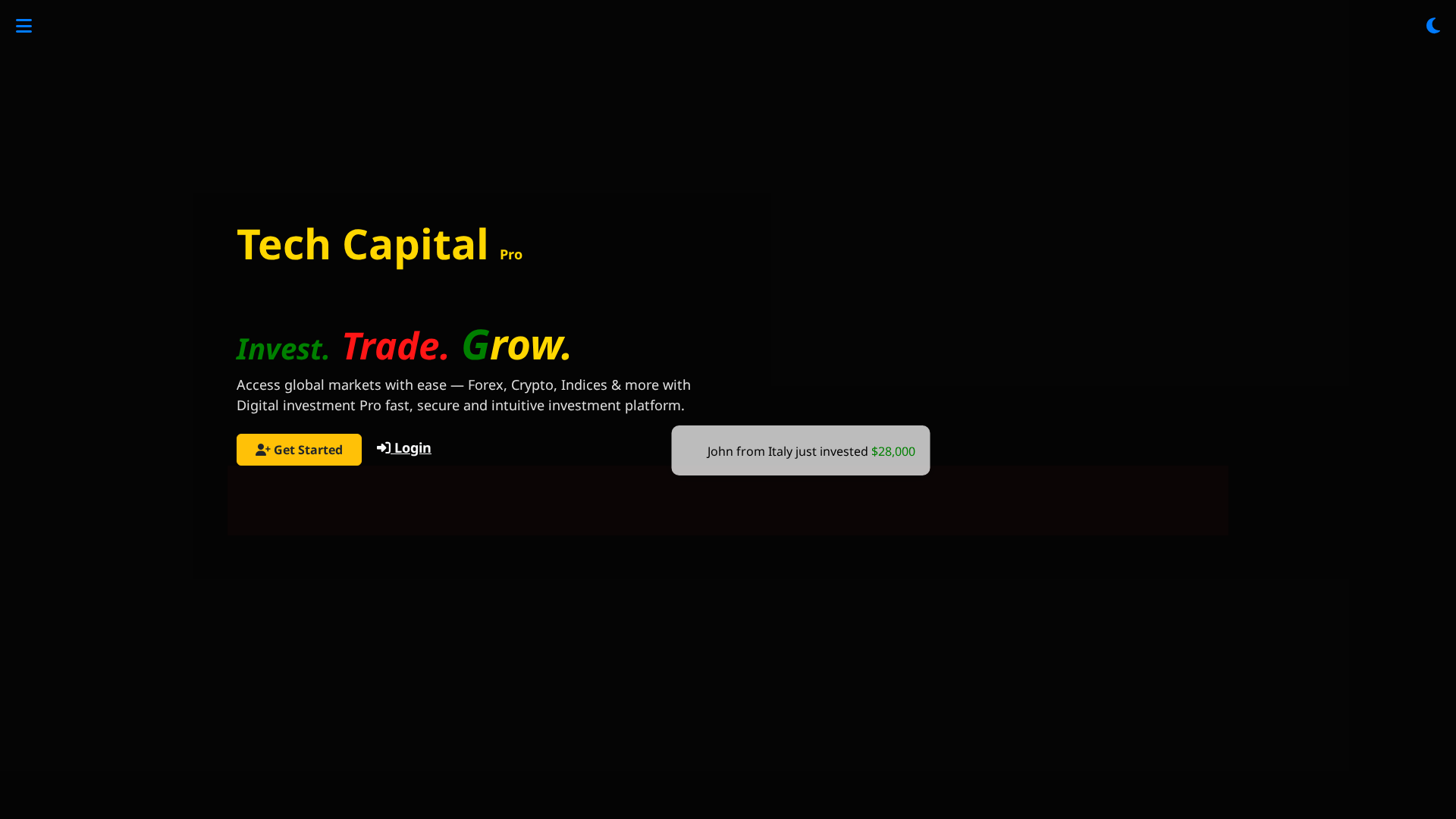 Screenshot of tech-vestment.com