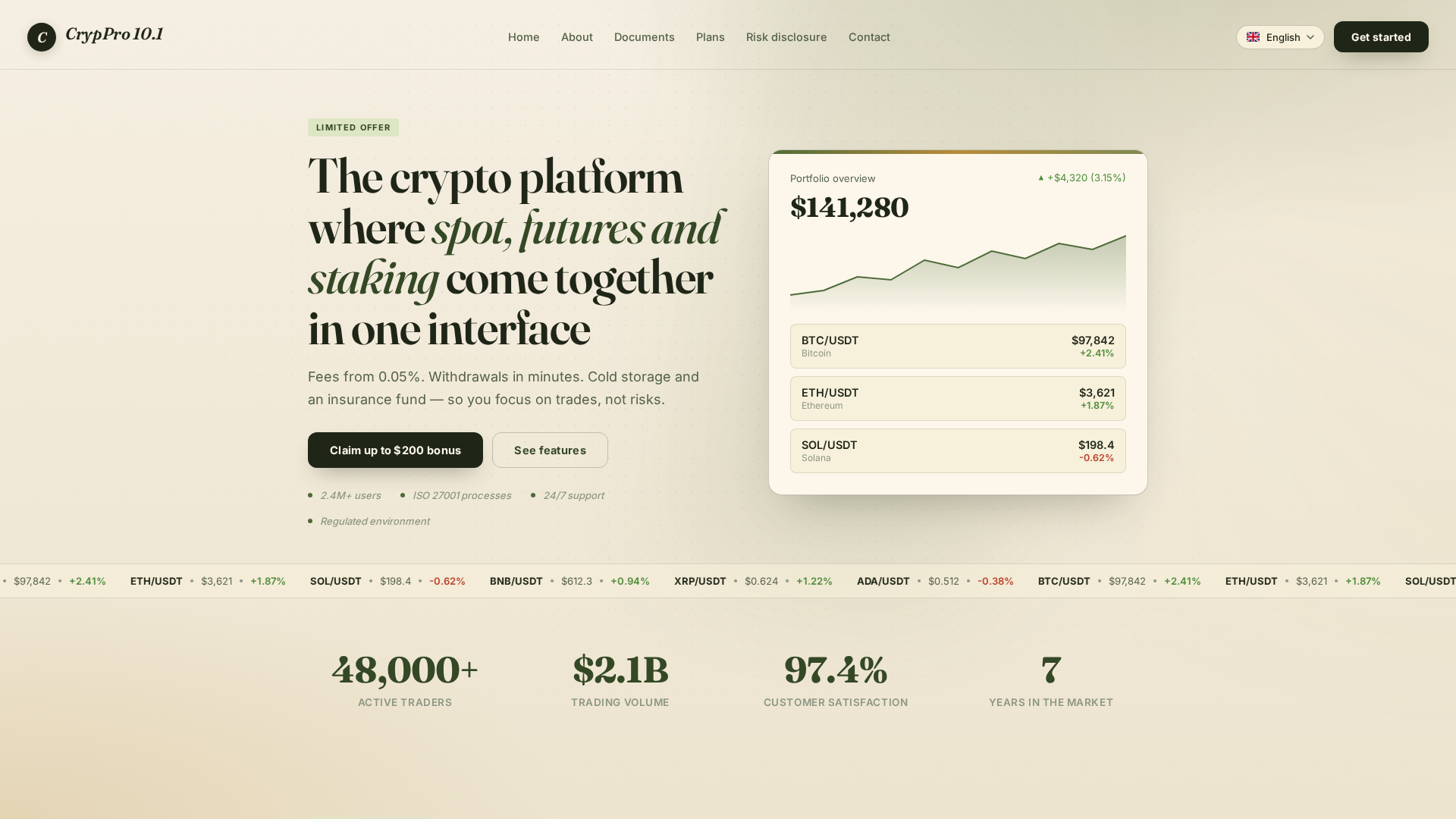 Screenshot of cryppro-101.com