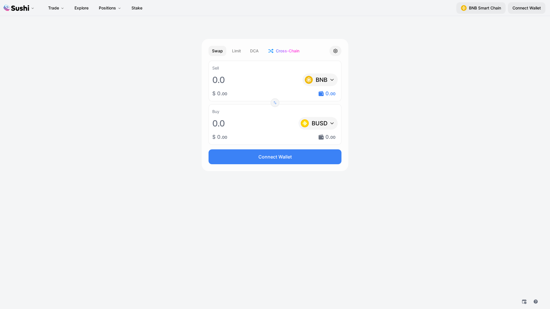 Screenshot of sushii-swap.org