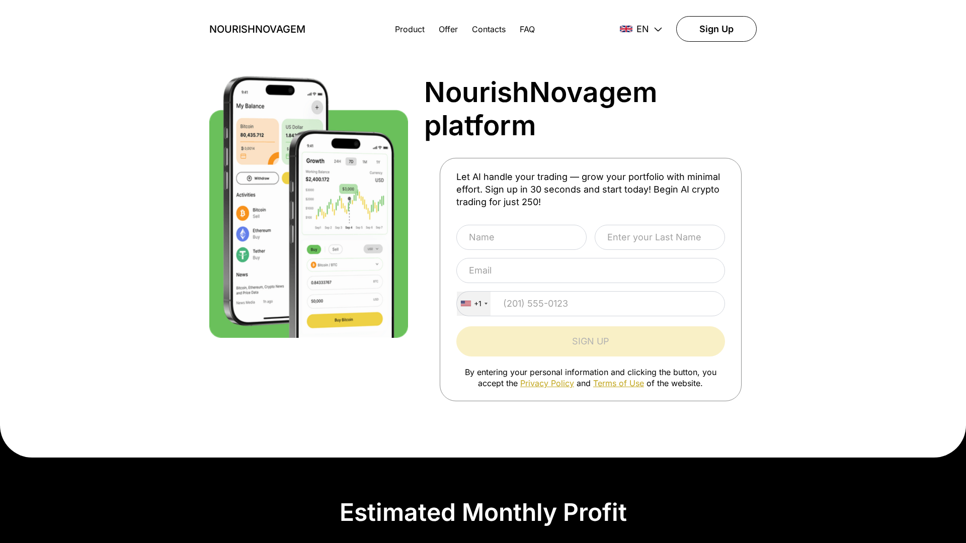 Screenshot of nourishnovagem.sbs