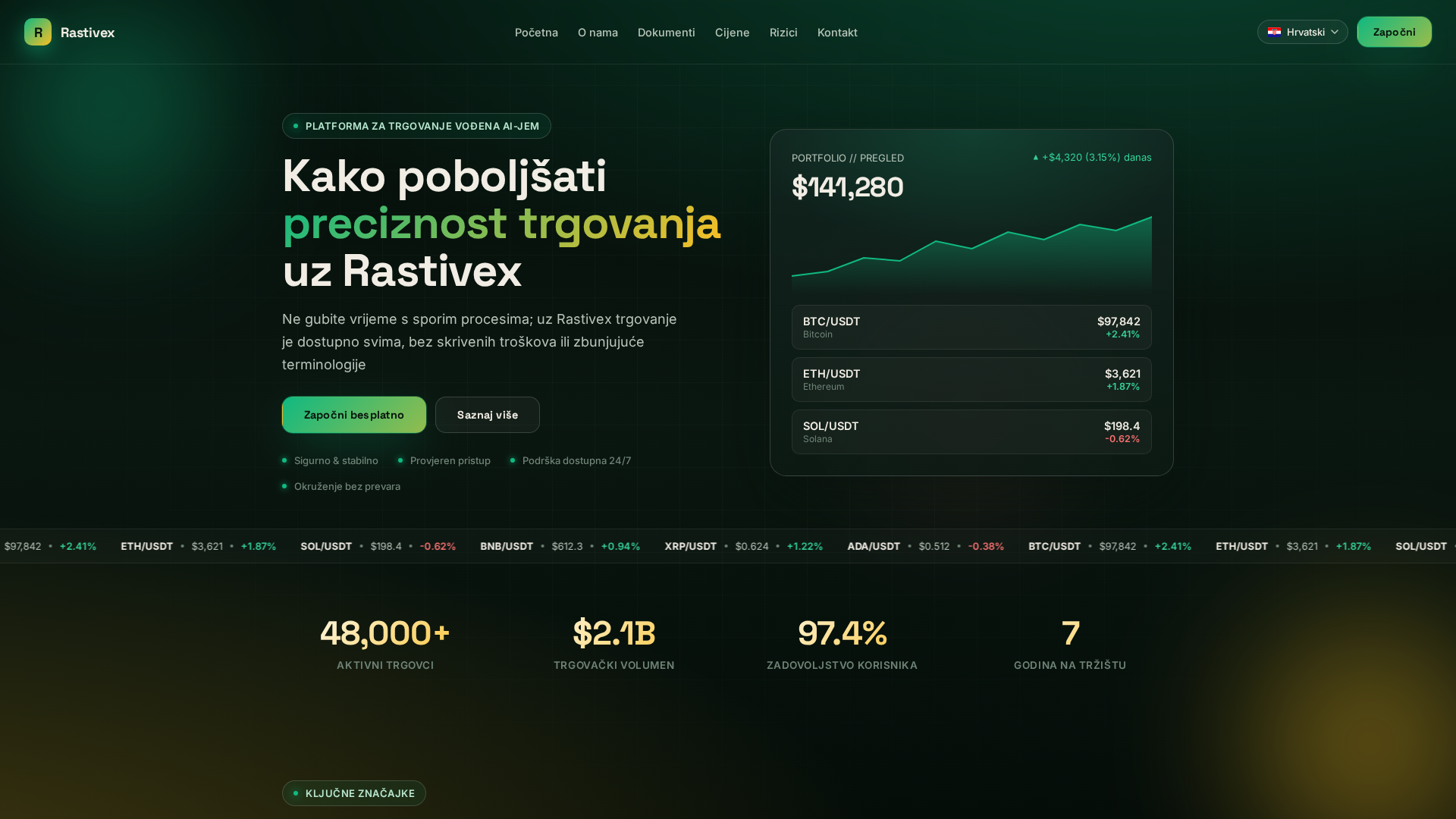 Screenshot of rastivexplatform.com