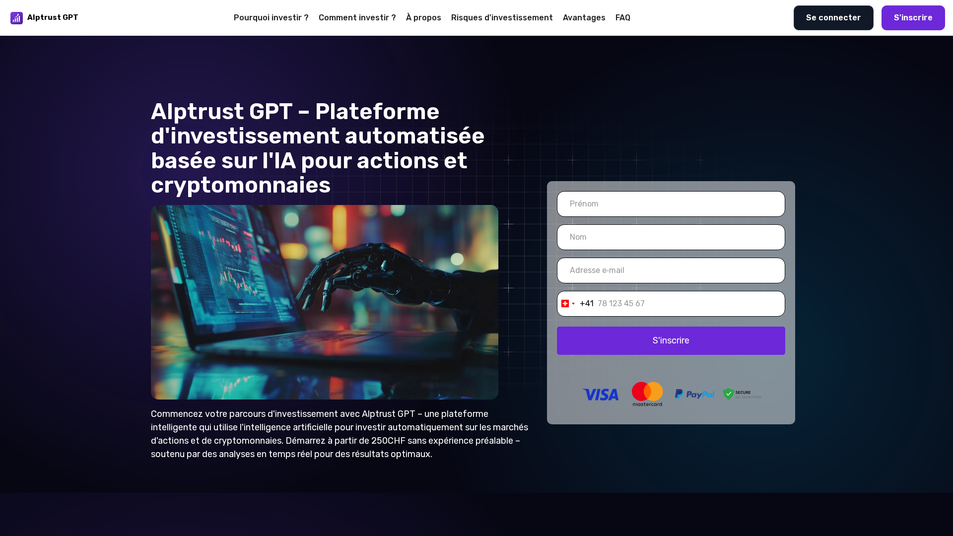 Screenshot of alptrustgpt.com