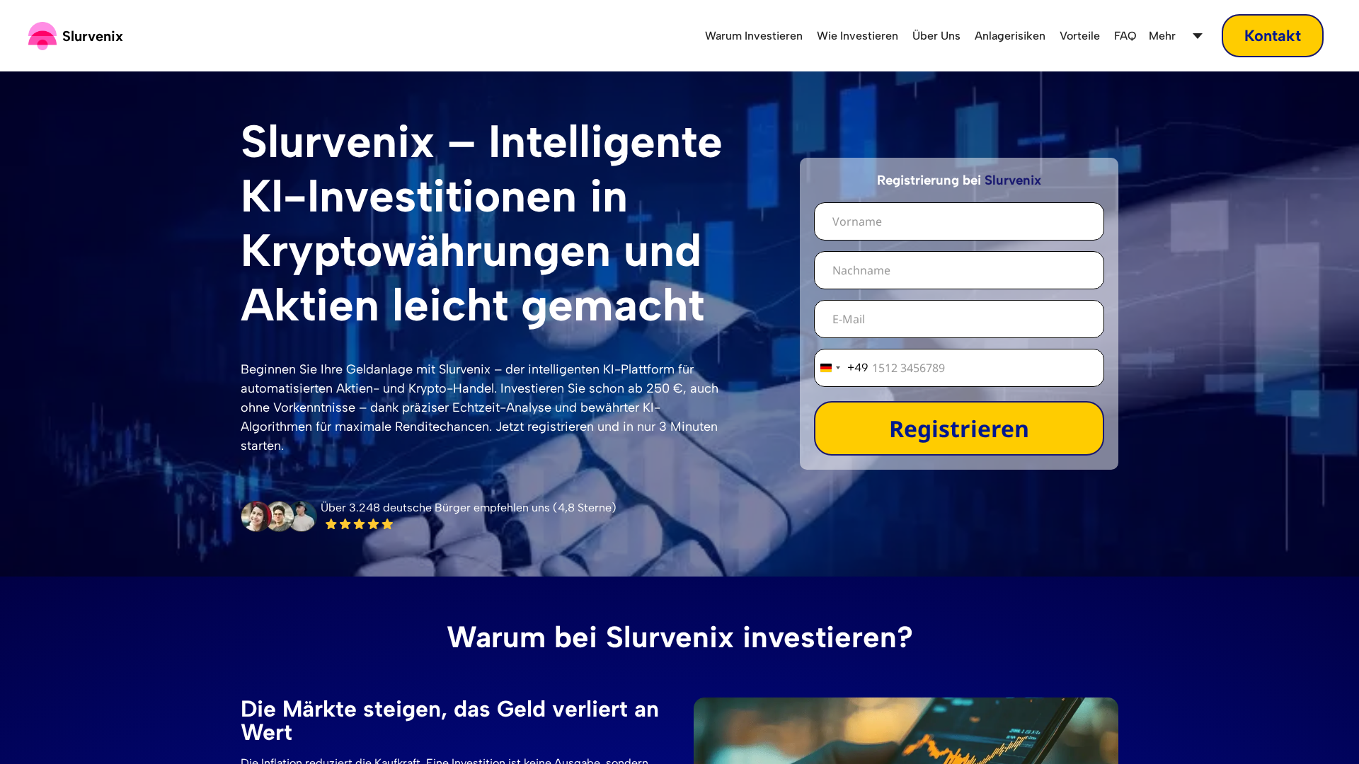 Screenshot of slurvenix-ai.de