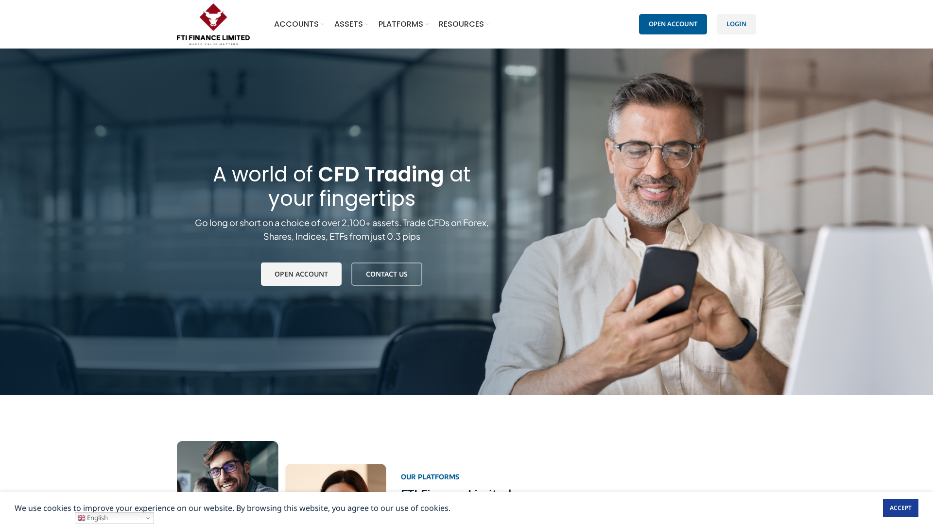 Screenshot of fti-finance.com