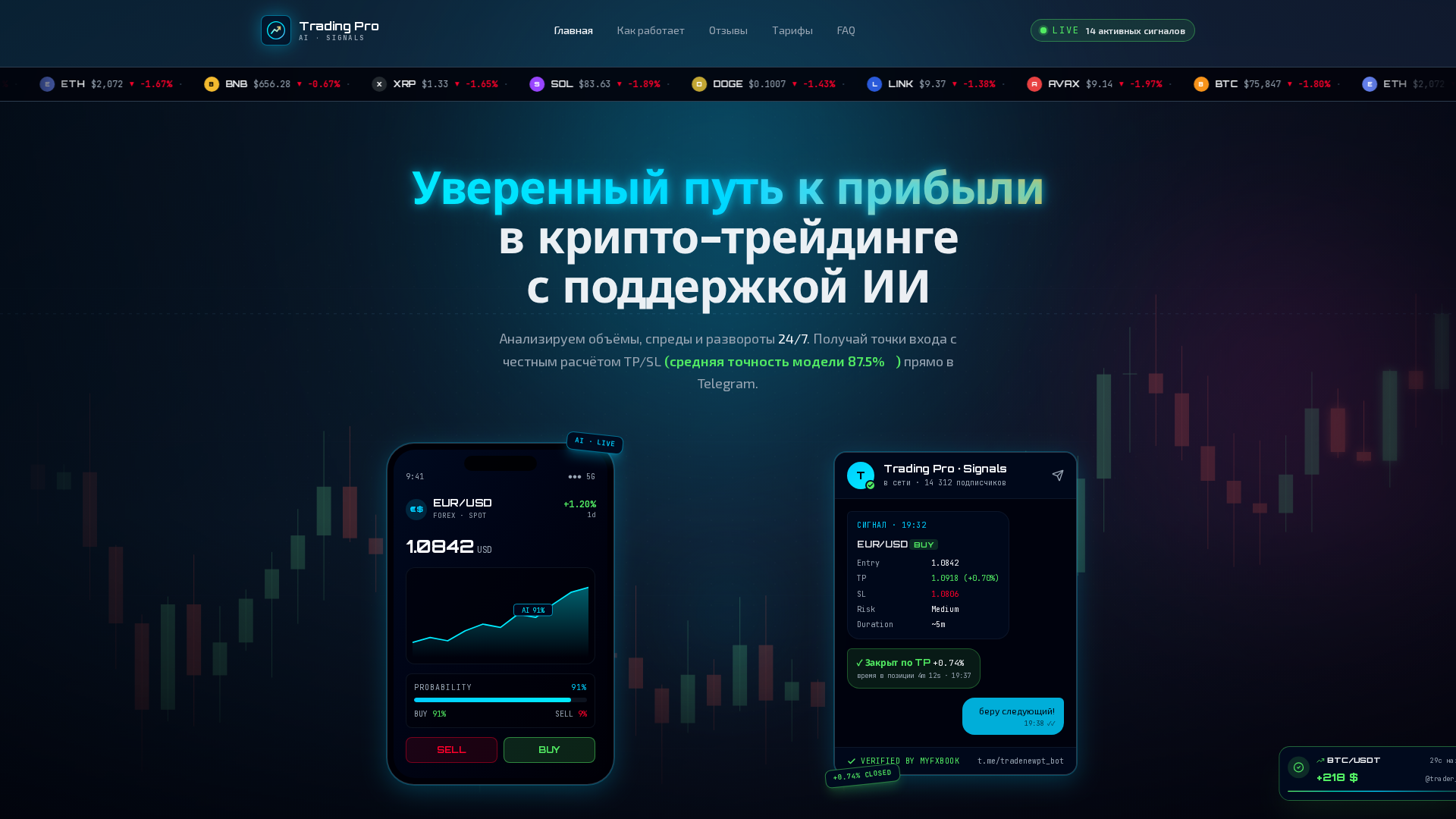 Screenshot of tradingbank.org
