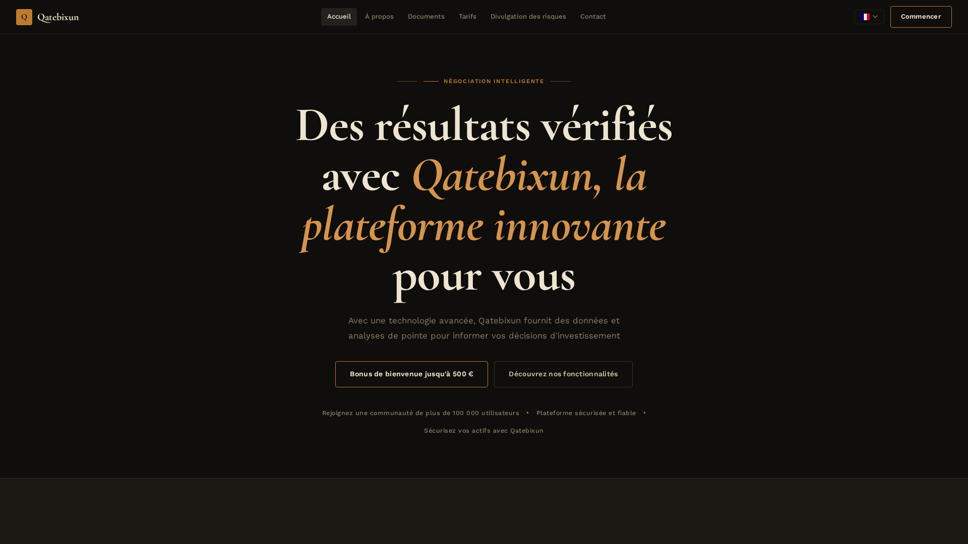 Screenshot of qatebixun-trade.com