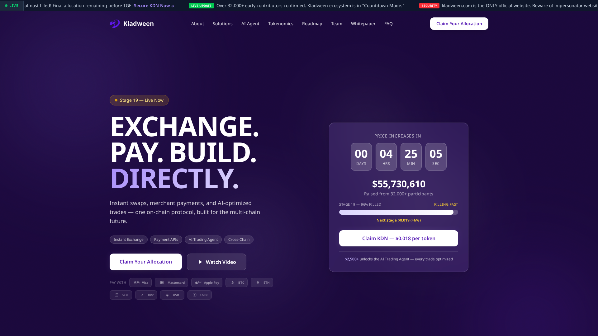 Screenshot of kladween.com