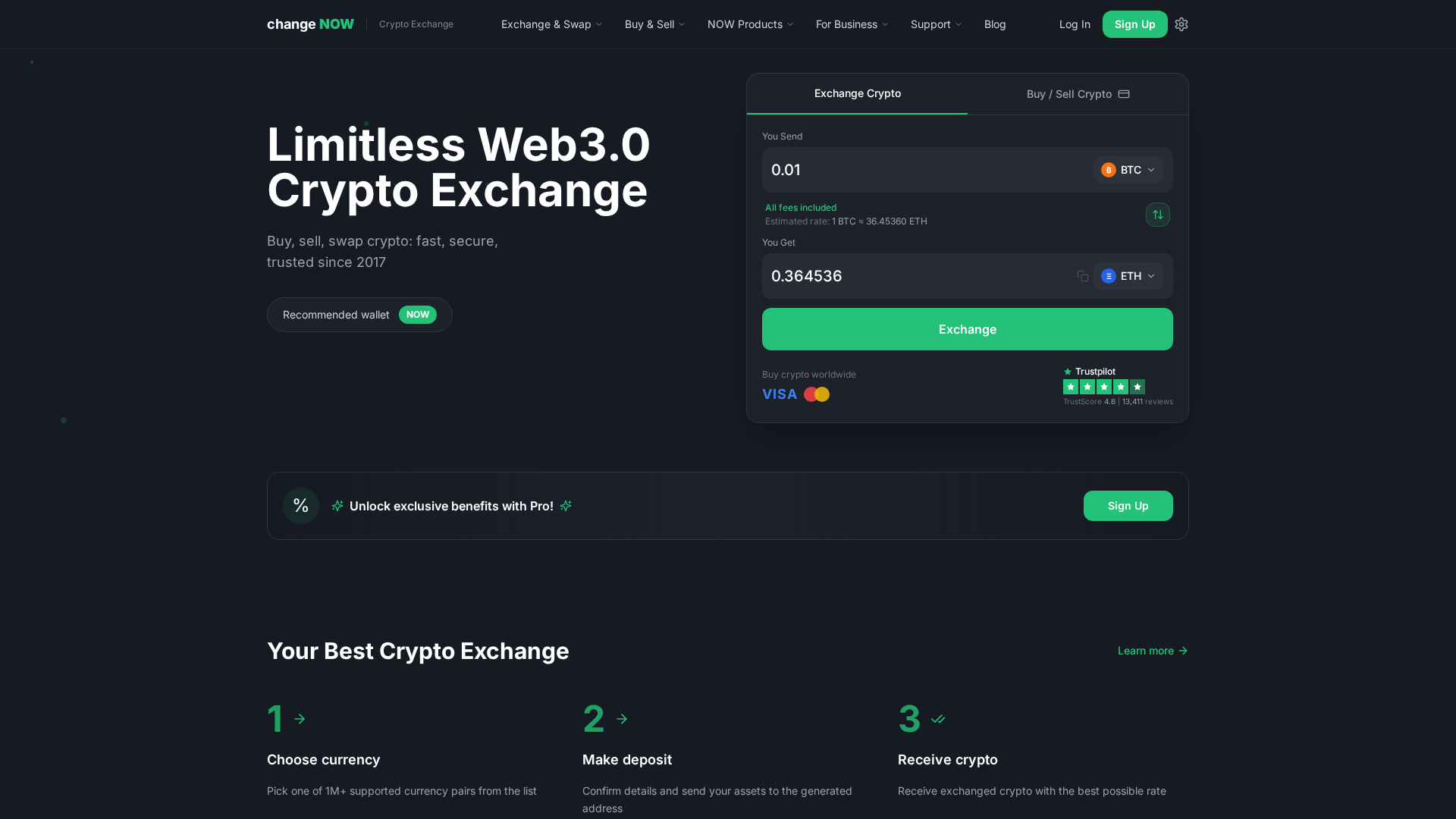 Screenshot of safe-exchanges.com