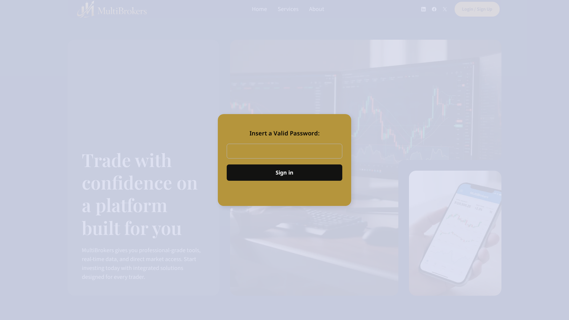 Screenshot of multibrokers.co