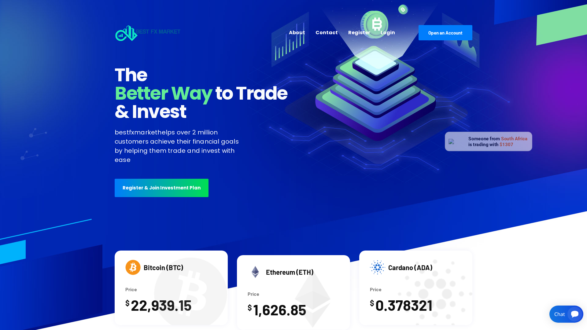 Screenshot of bestfxmarkets.live