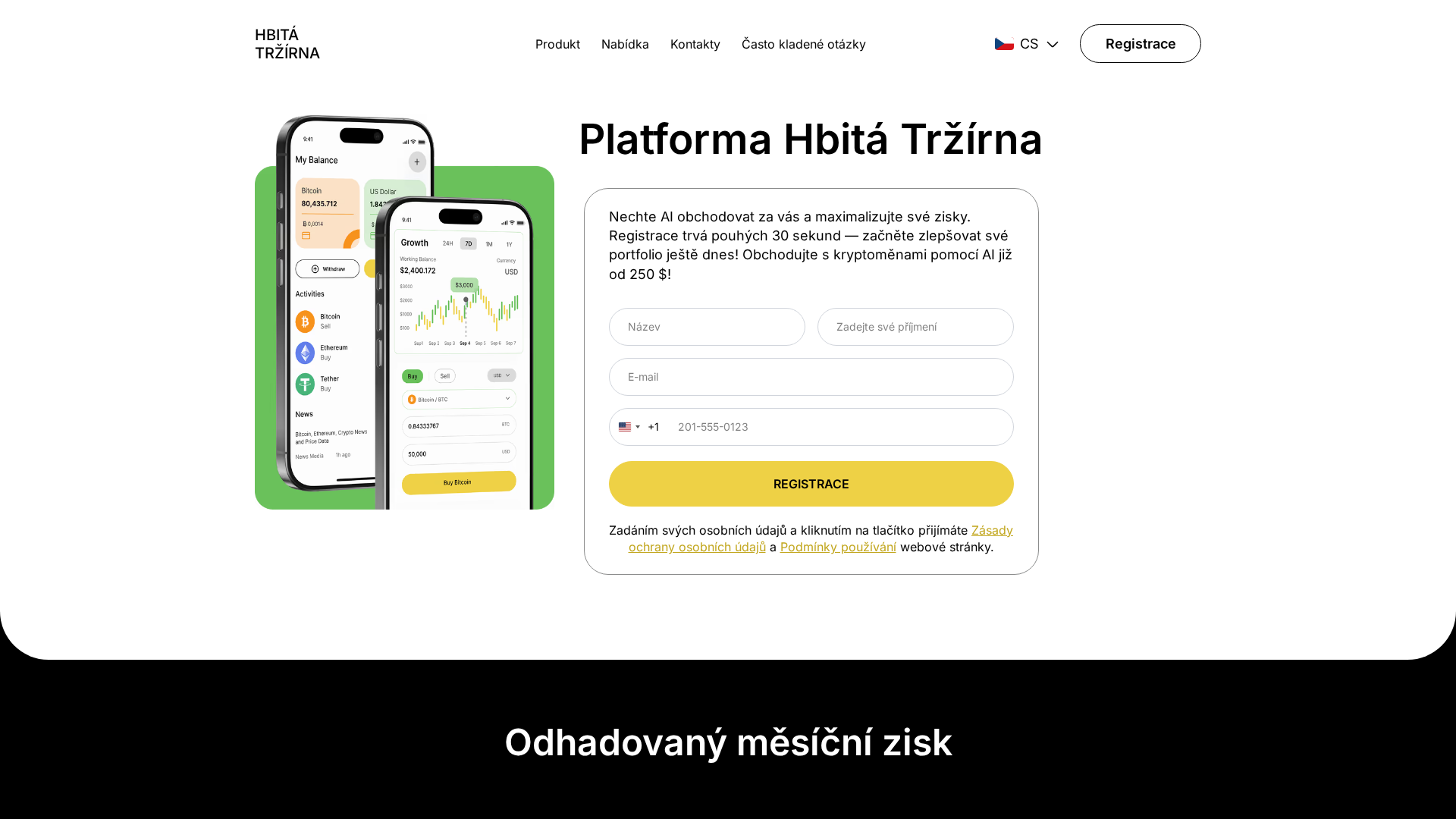 Screenshot of hbita-trzirna.net